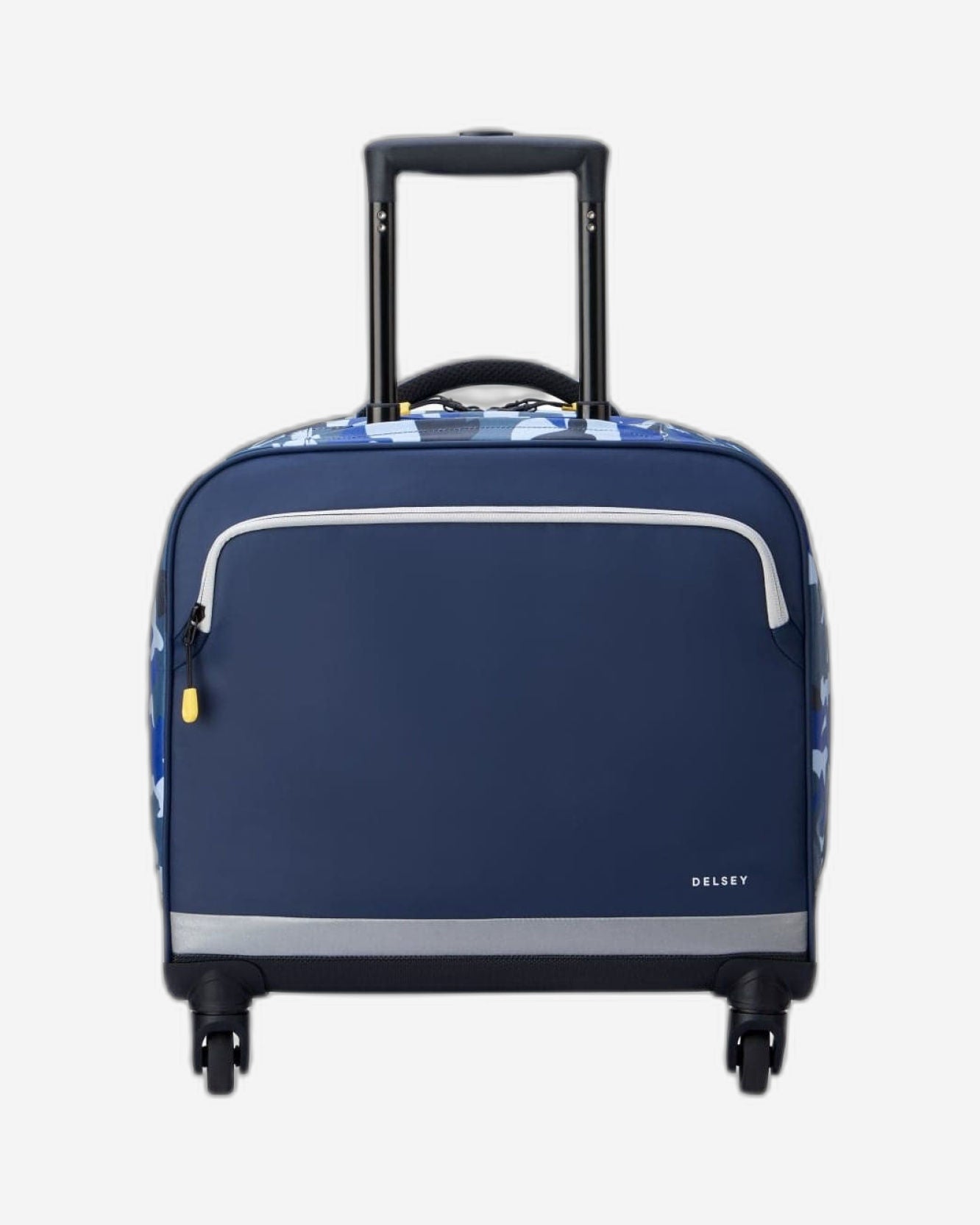 حقيبة مدرسية أفقية Delsey Paris Back to School 2023 Camo Blue