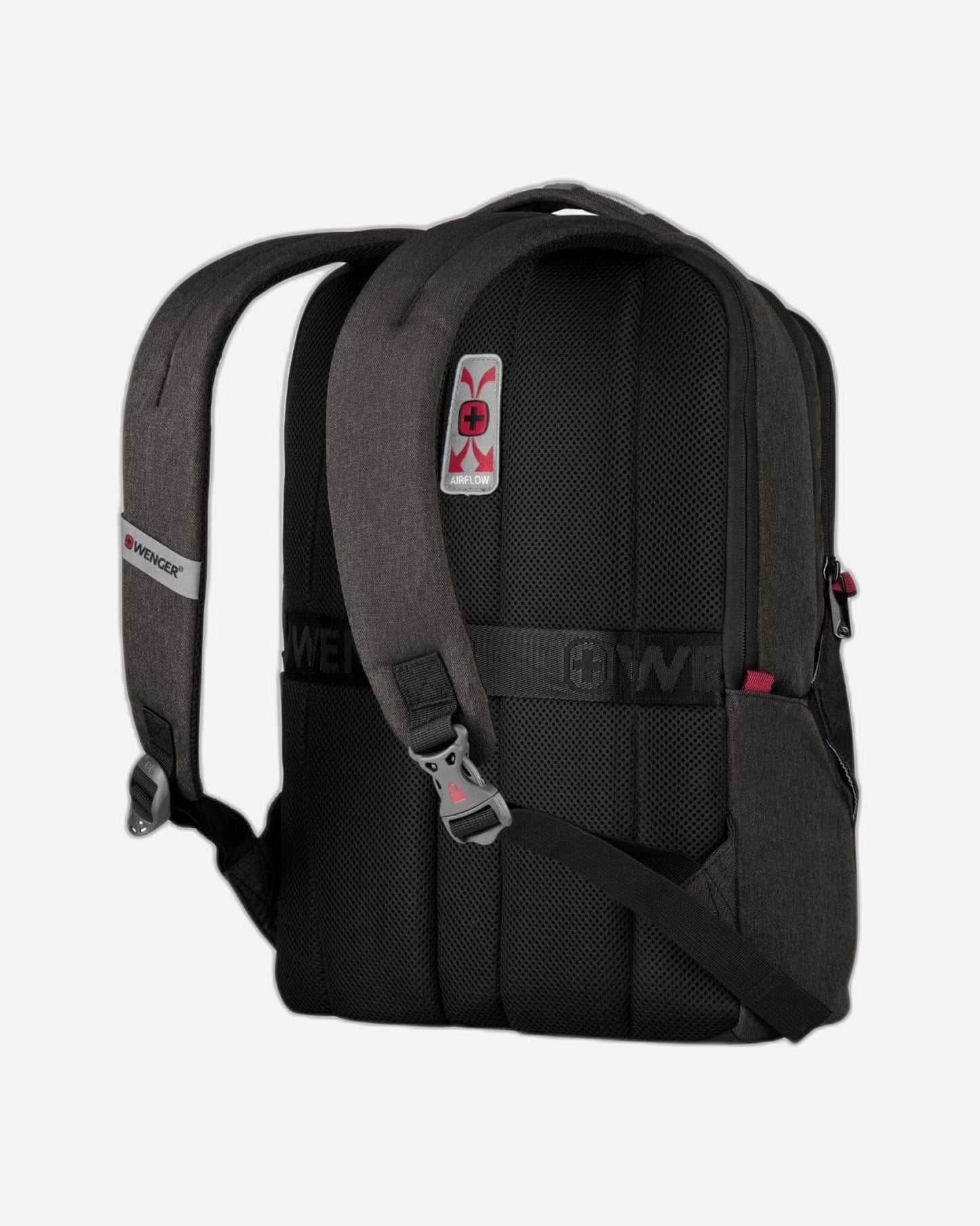 حقيبة ظهر Wenger Mx Professional للكمبيوتر المحمول مقاس 16 بوصة مع جيب للكمبيوتر اللوحي - رمادي - 611641