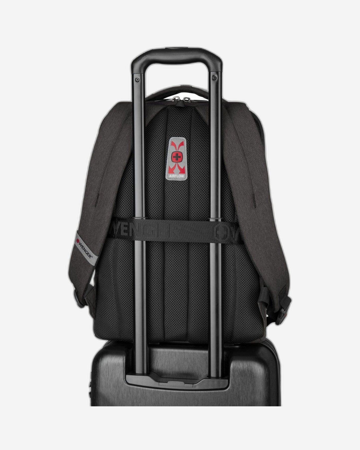 حقيبة ظهر Wenger Mx Professional للكمبيوتر المحمول مقاس 16 بوصة مع جيب للكمبيوتر اللوحي - رمادي - 611641