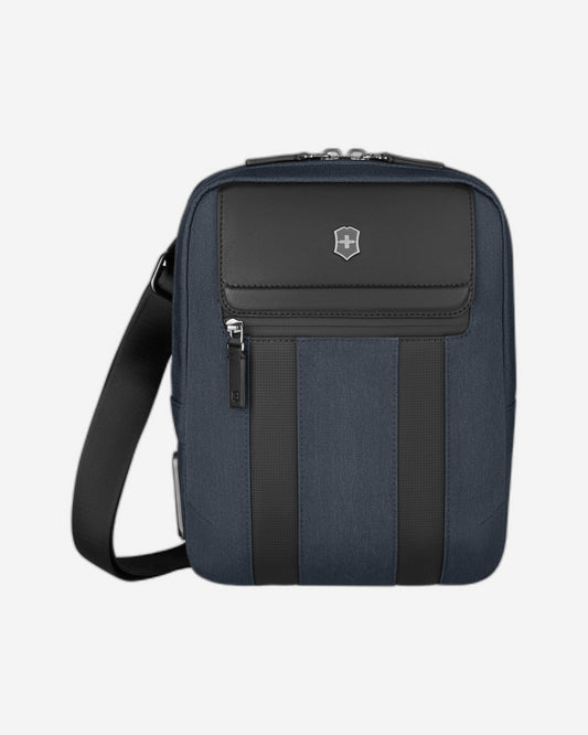 حقيبة كروس Architecture Urban2 من Victorinox، أزرق ميلانج/أسود