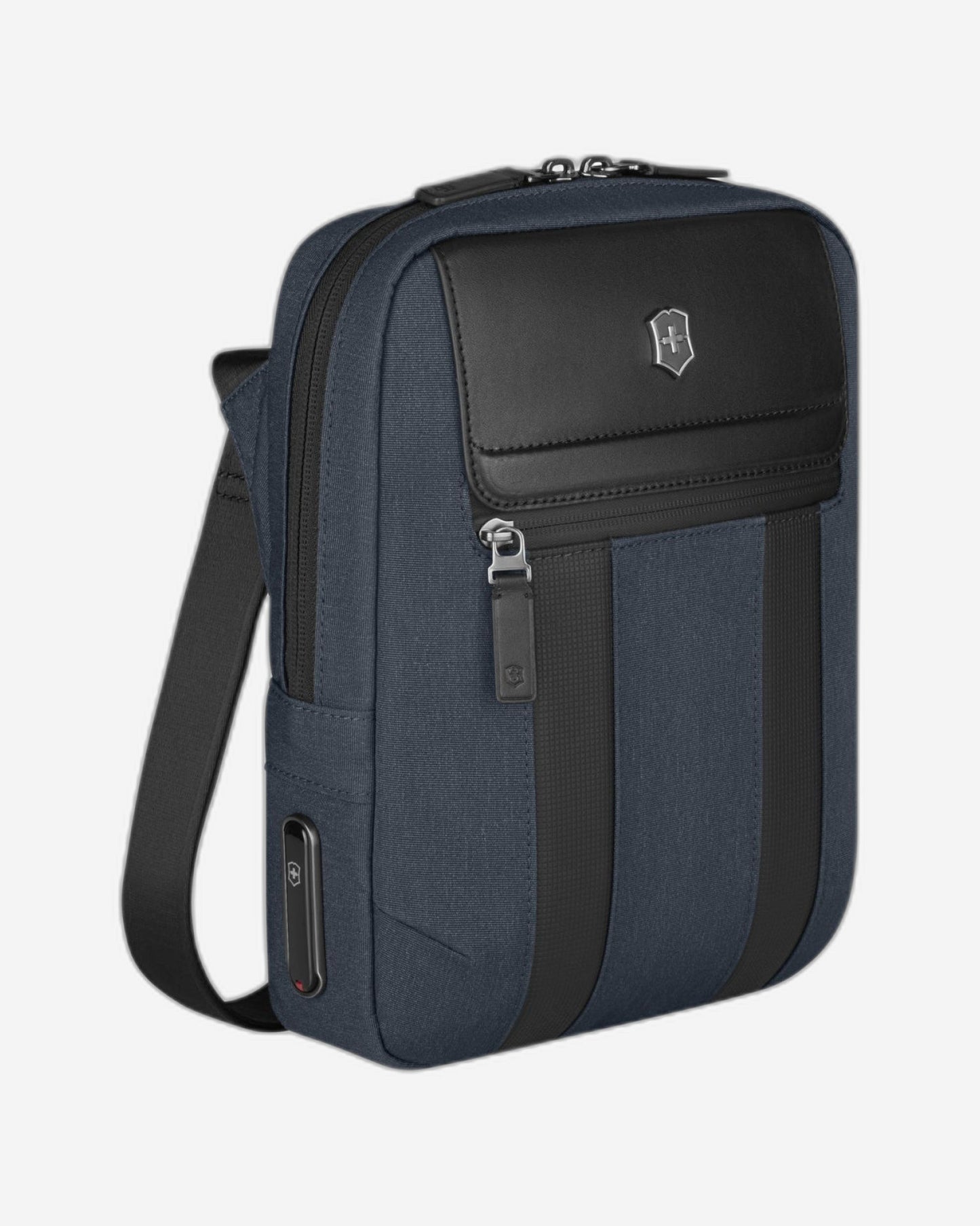 حقيبة كروس Architecture Urban2 من Victorinox، أزرق ميلانج/أسود