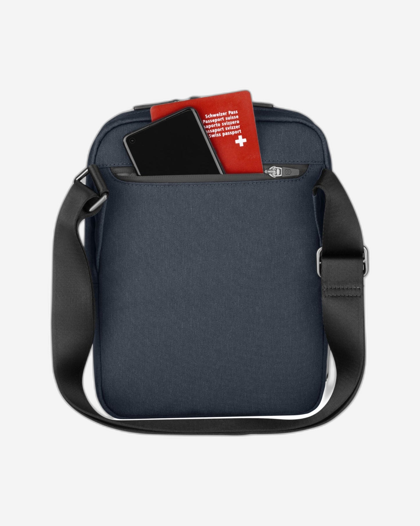 حقيبة كروس Architecture Urban2 من Victorinox، أزرق ميلانج/أسود