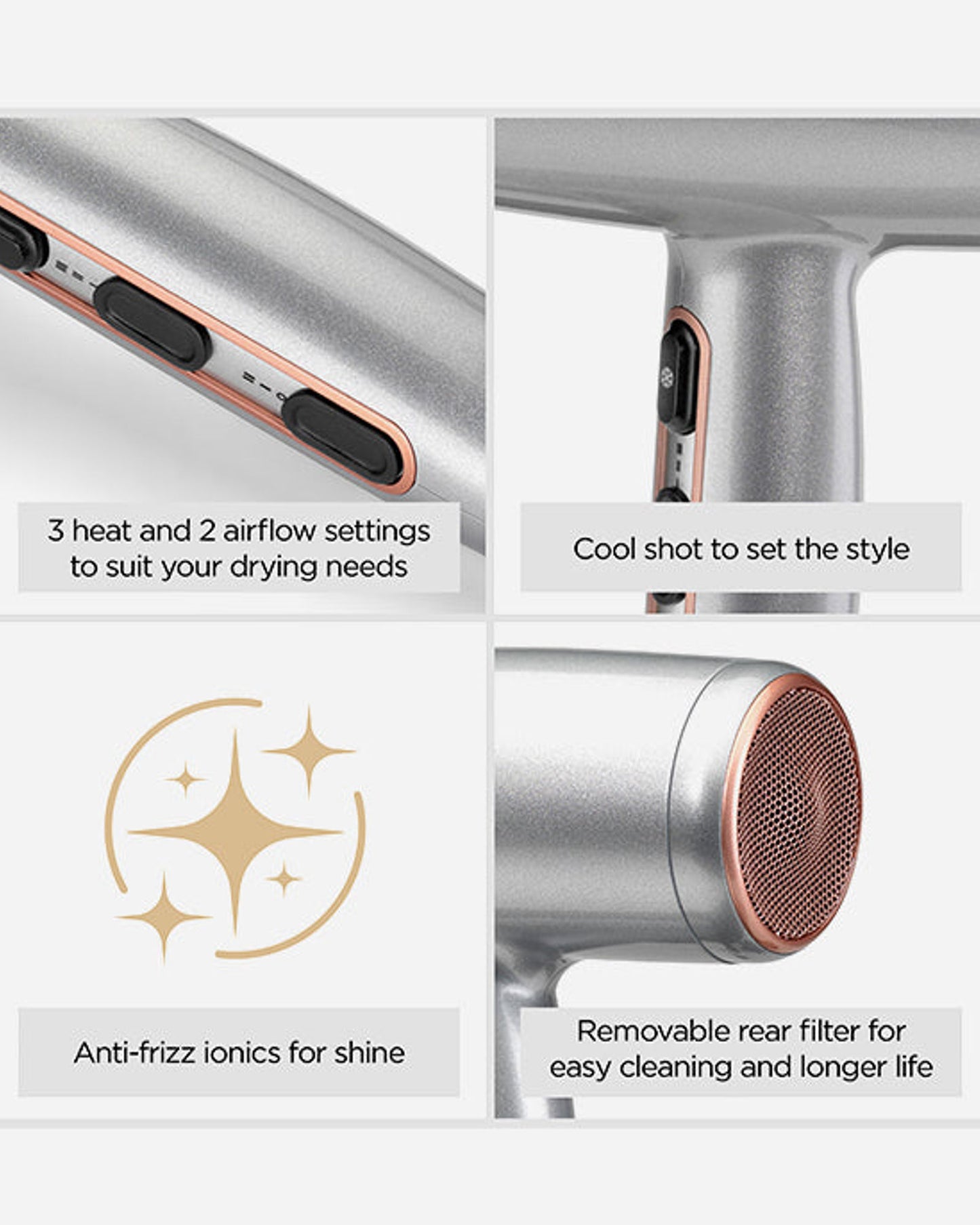 مجفف الشعر BaByliss Cosmos خفيف الوزن مع موزع هواء