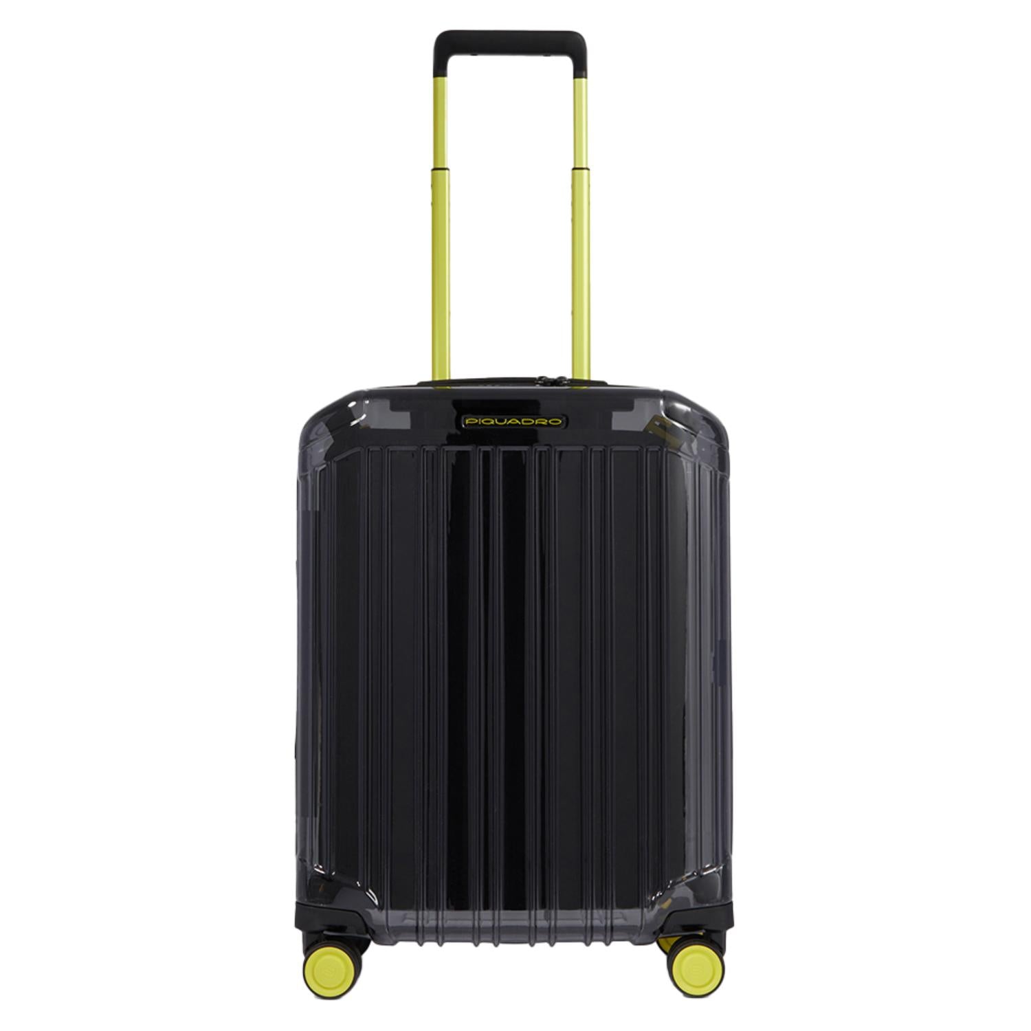 Piquadro Pq-Light X Ultra Slim Spinner In See-Though Polycarbonate Grey