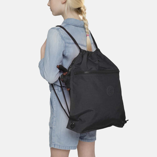 حقيبة ظهر Kipling Supertaboo True Black متوسطة الحجم C209487-J99