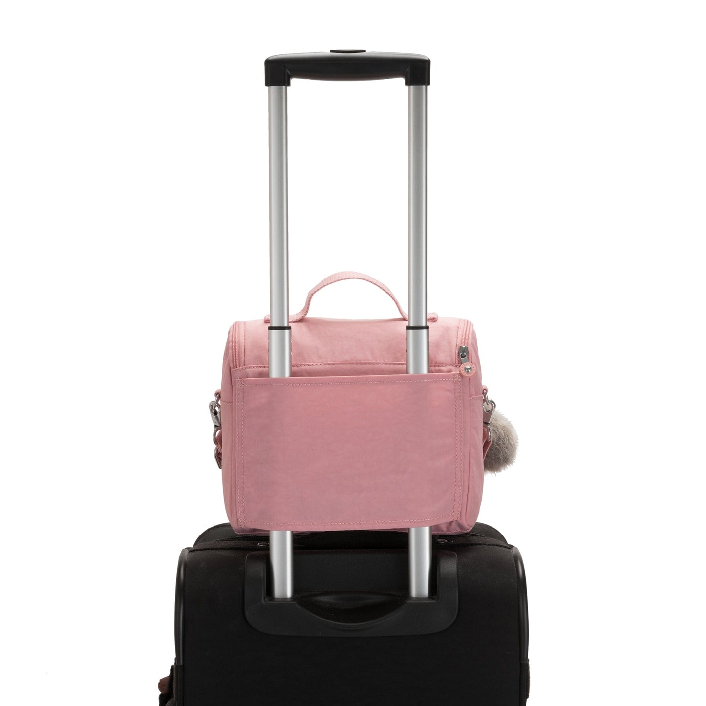 حقيبة غداء كبيرة Kipling New Kichirou Bridal Rose مع جراب عربة C215289-46Y