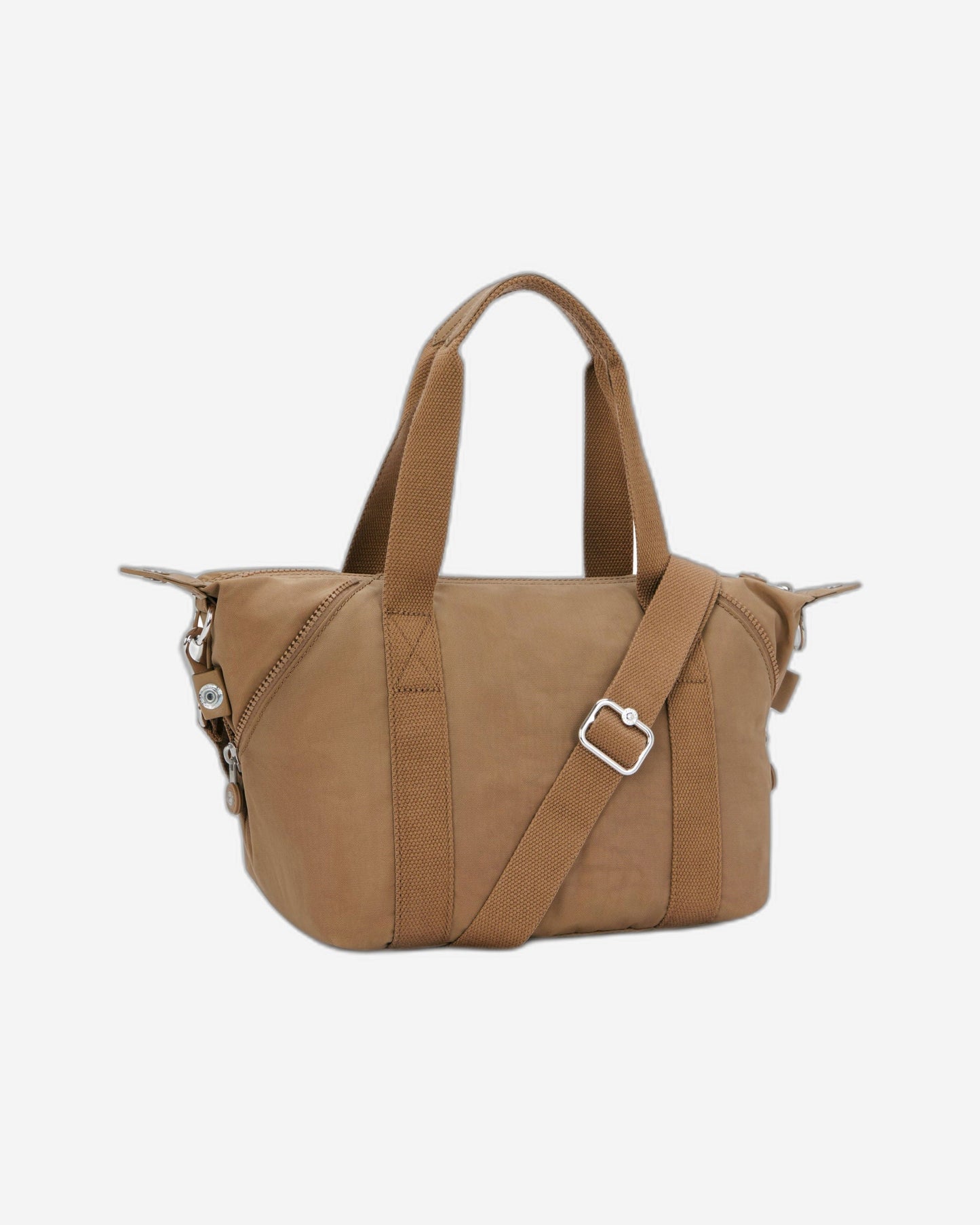 Kipling Art Mini Early Tan حقيبة يد صغيرة (مع حزام كتف قابل للإزالة) 01327-7CN