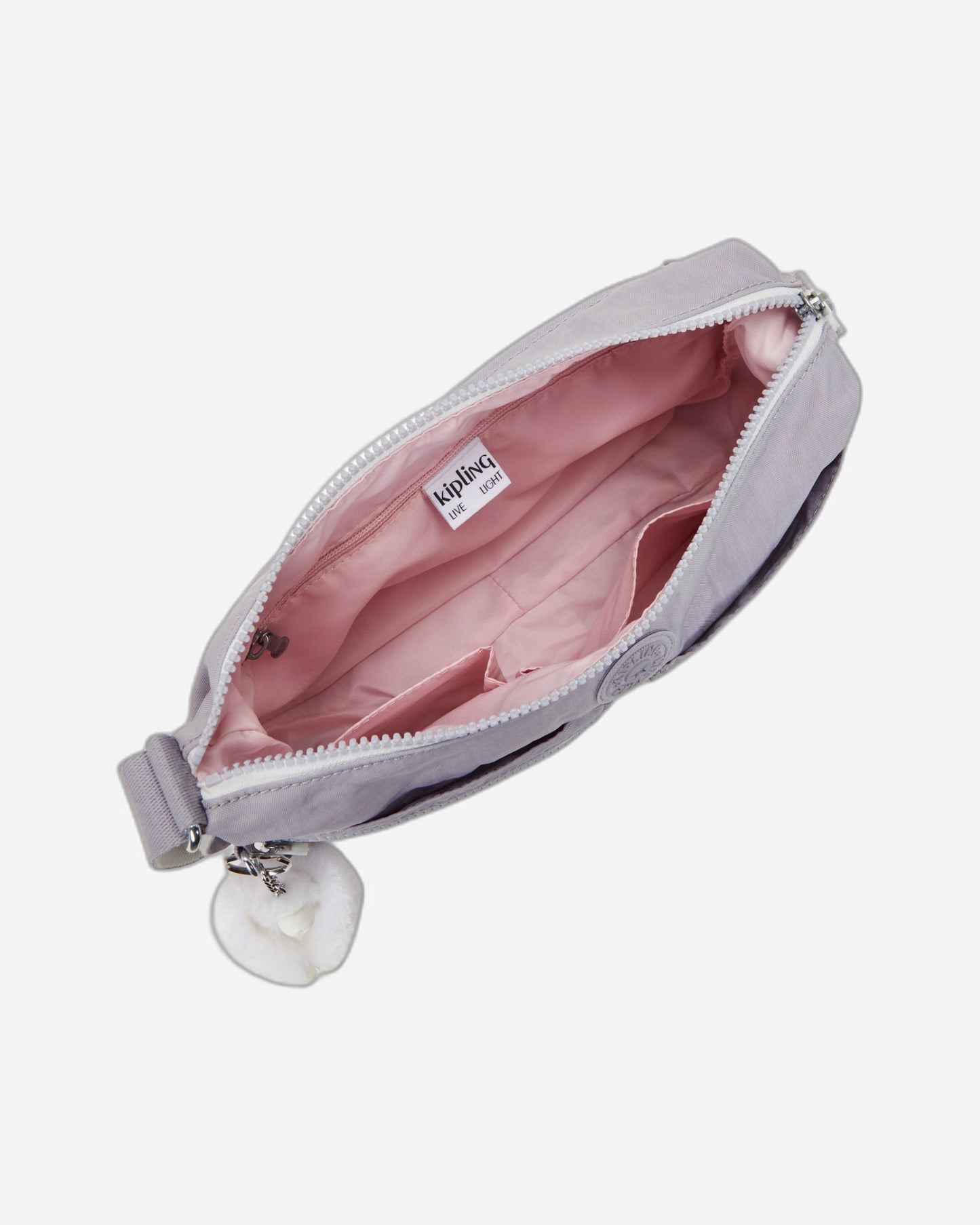 حقيبة كروسبودي متوسطة Kipling Izellah Tender Grey C202144-1FB