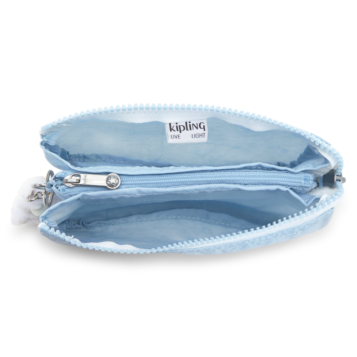 KIPLING-Creativity L-Large wallet-Frost Blue Bl-13265-LZ8