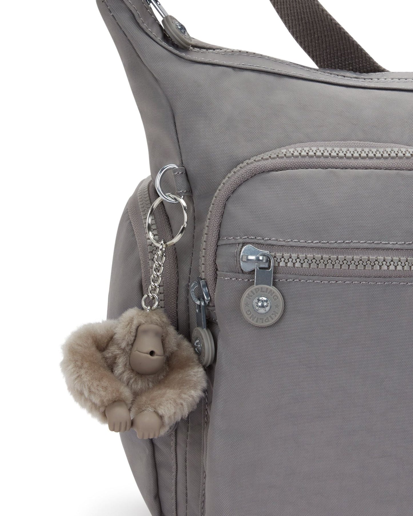 Kipling Gabbie Inviting Grey Large حقيبة كروس بودي 15255-8DH