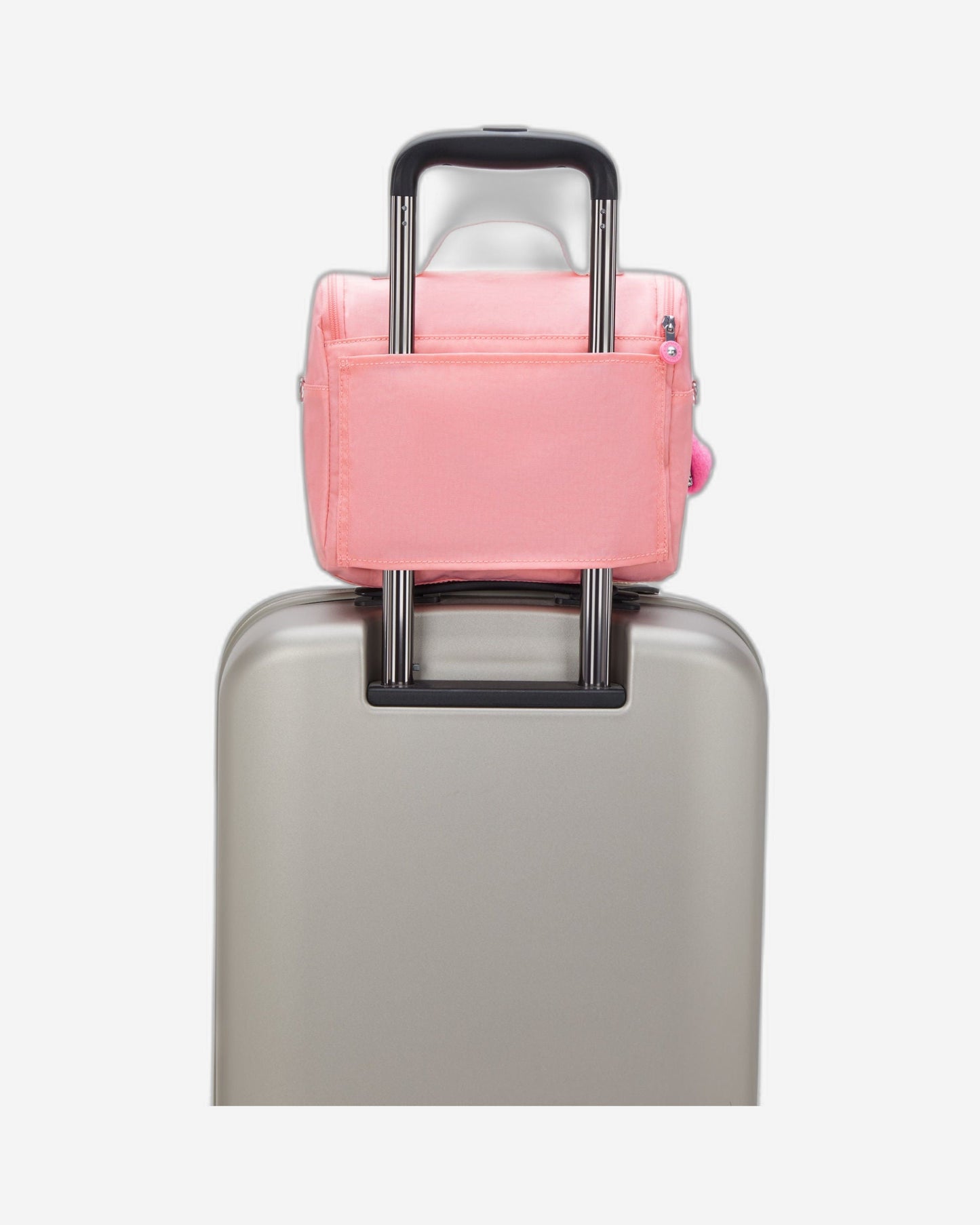 حقيبة غداء كبيرة Kipling New Kichirou Coral Sea مع جراب عربة 15289-24O