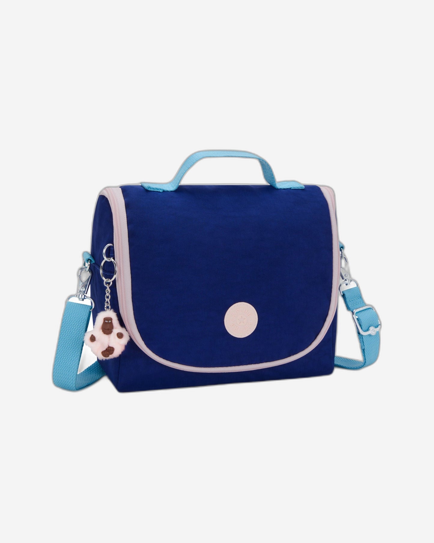 حقيبة غداء كبيرة Kipling New Kichirou Solar Navy C مع جراب عربة C215289-AF9