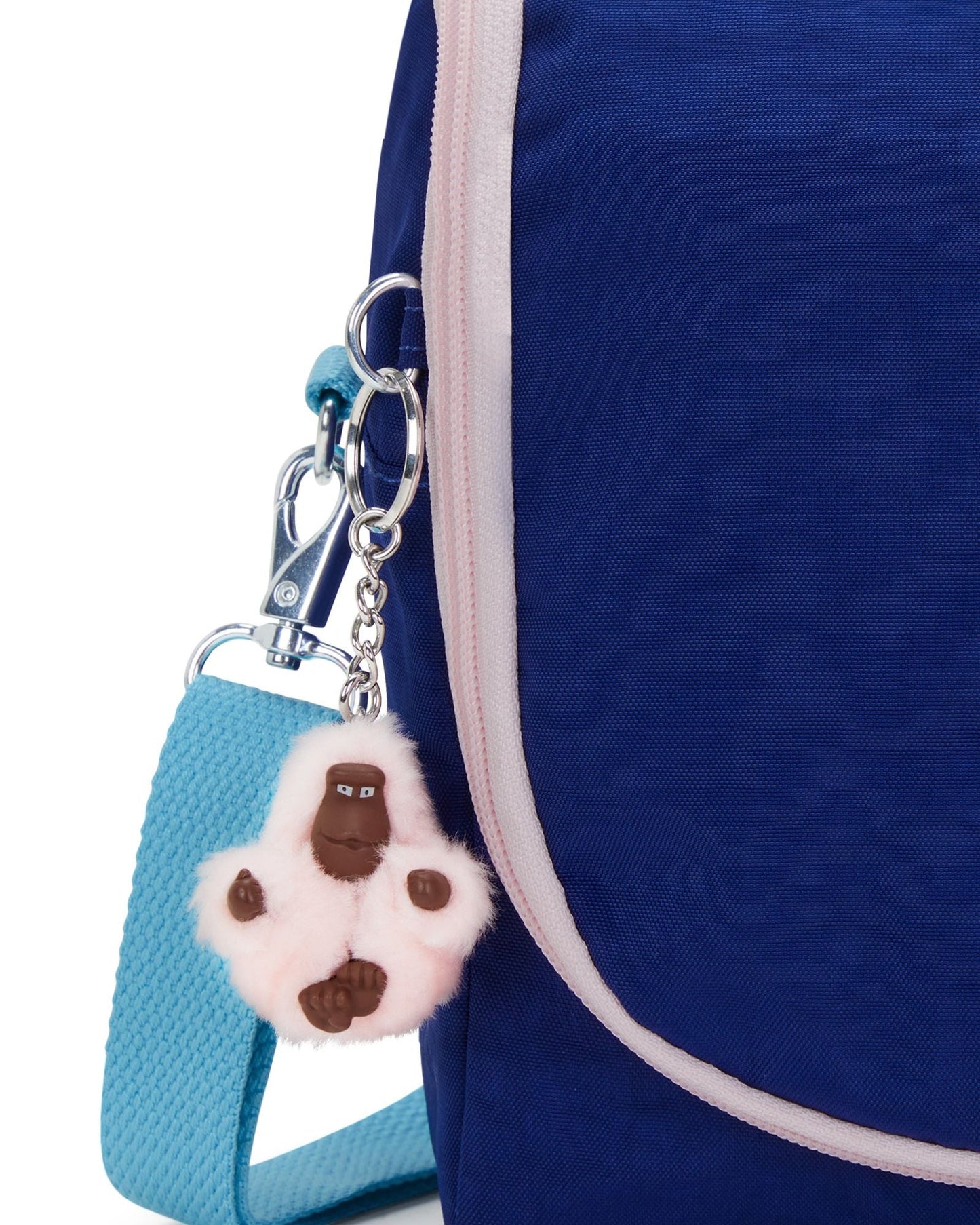 حقيبة غداء كبيرة Kipling New Kichirou Solar Navy C مع جراب عربة C215289-AF9