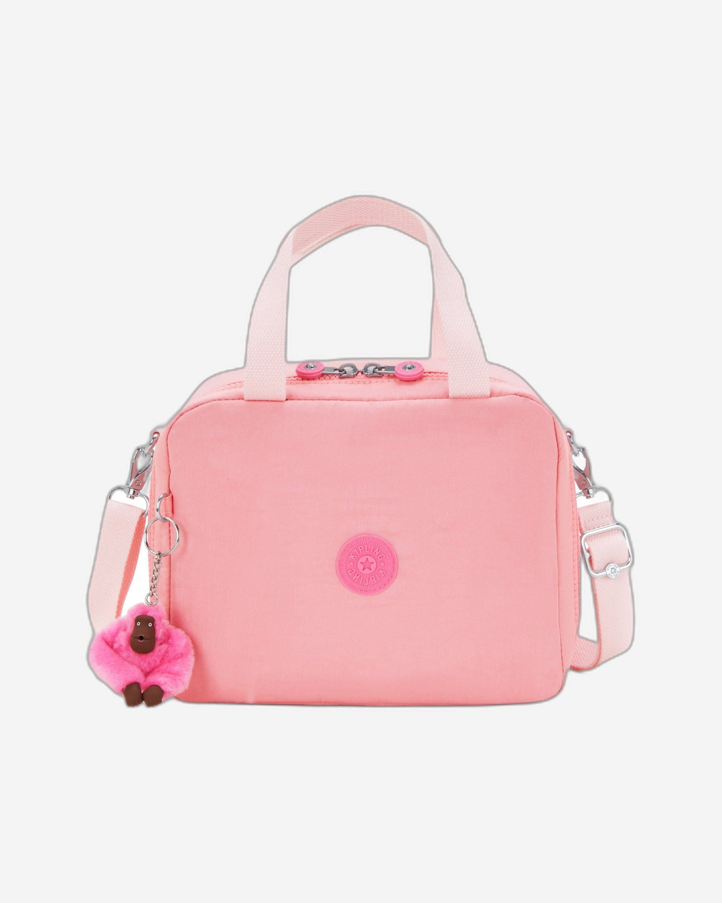حقيبة غداء كبيرة Kipling Miyo Coral Sea مع جراب عربة 15381-24O