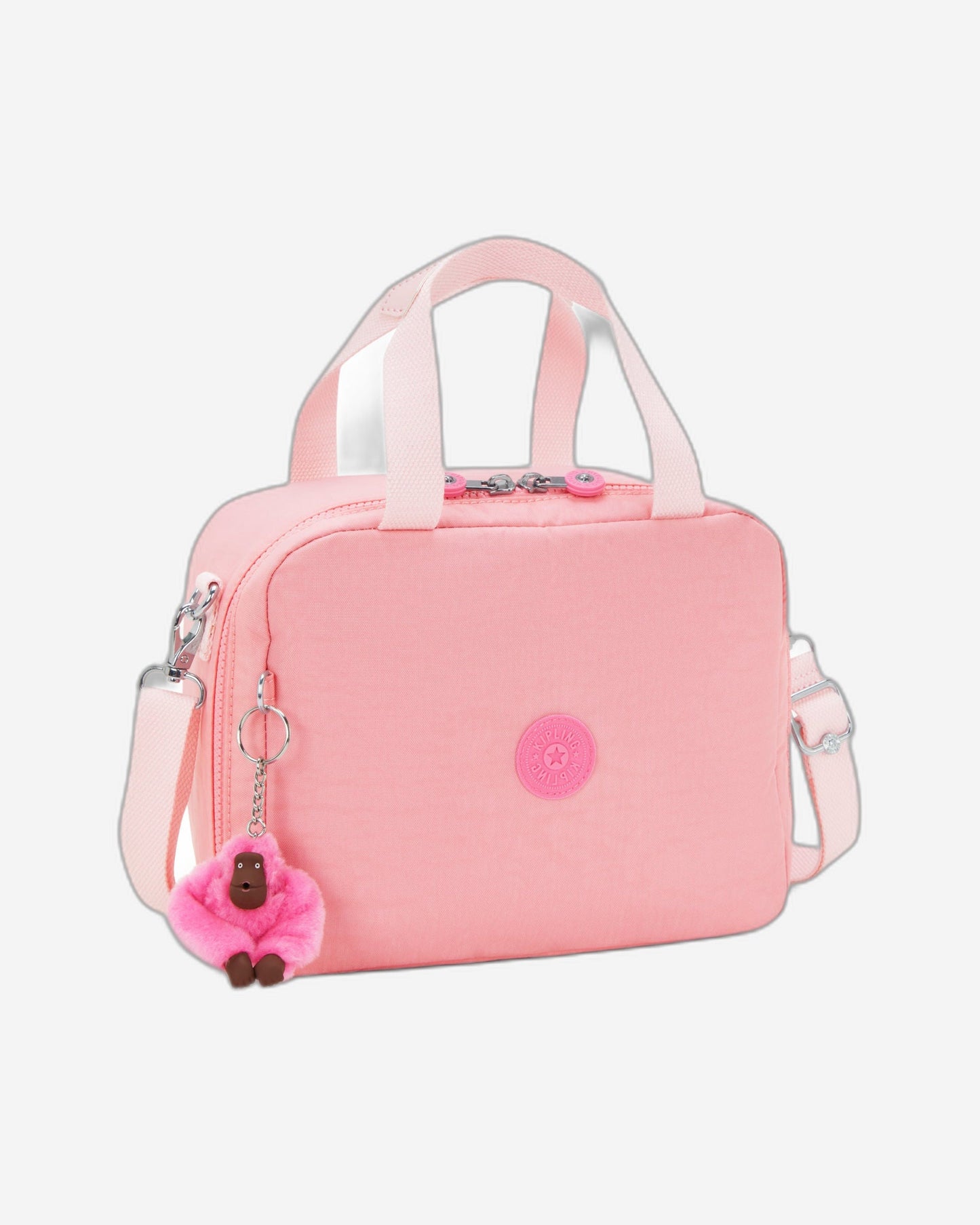 حقيبة غداء كبيرة Kipling Miyo Coral Sea مع جراب عربة 15381-24O
