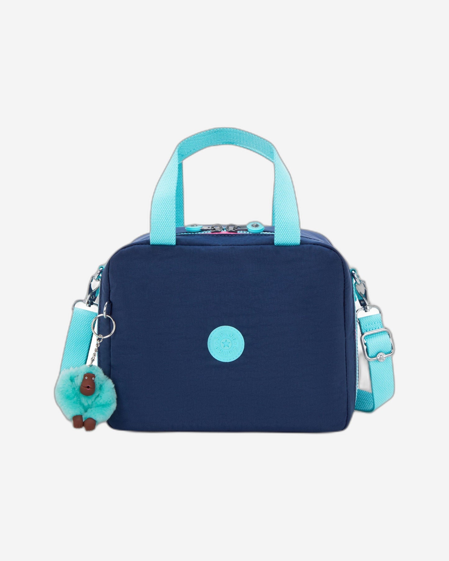 حقيبة غداء كبيرة Kipling Miyo Resort Navy مع جراب عربة 15381-2DG