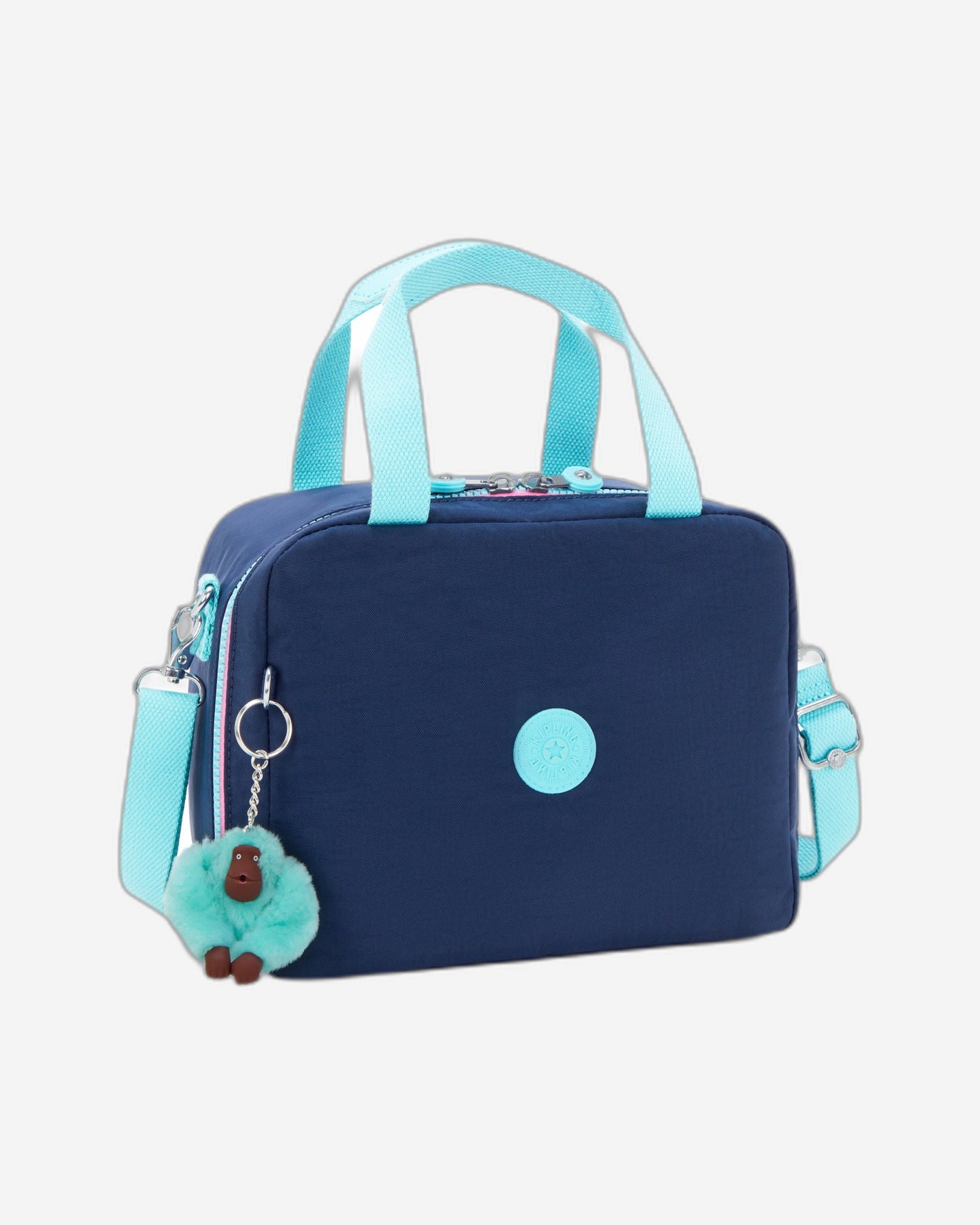 حقيبة غداء كبيرة Kipling Miyo Resort Navy مع جراب عربة 15381-2DG