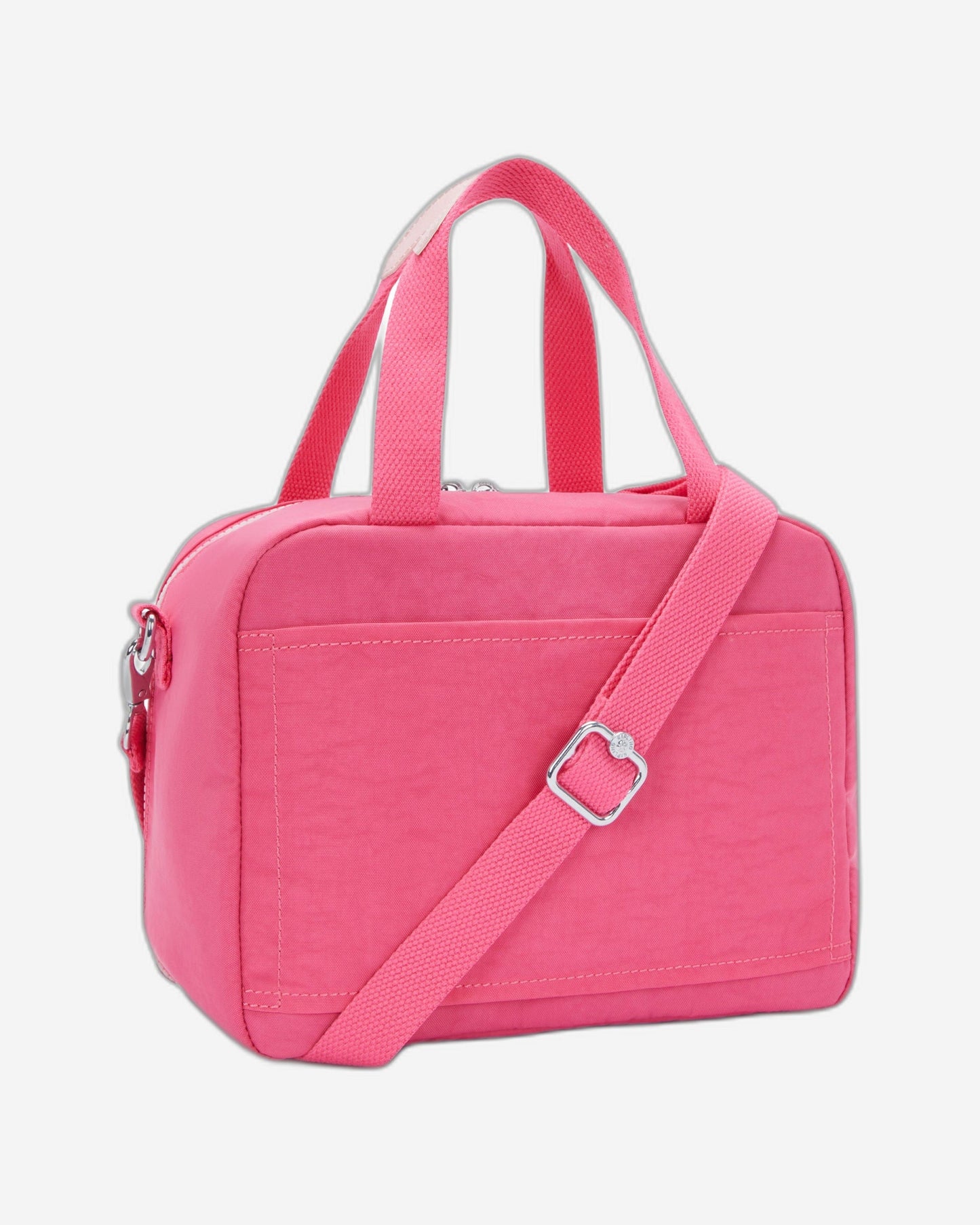 حقيبة غداء كبيرة Kipling Miyo Happy Pink C مع جراب عربة C215381-BZ8
