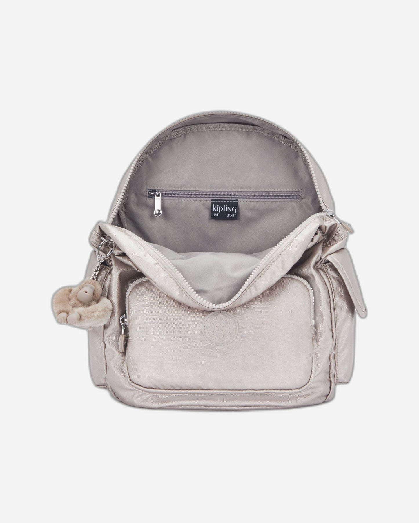 حقيبة ظهر صغيرة Kipling City Pack S Metallic Glow C215641-48I