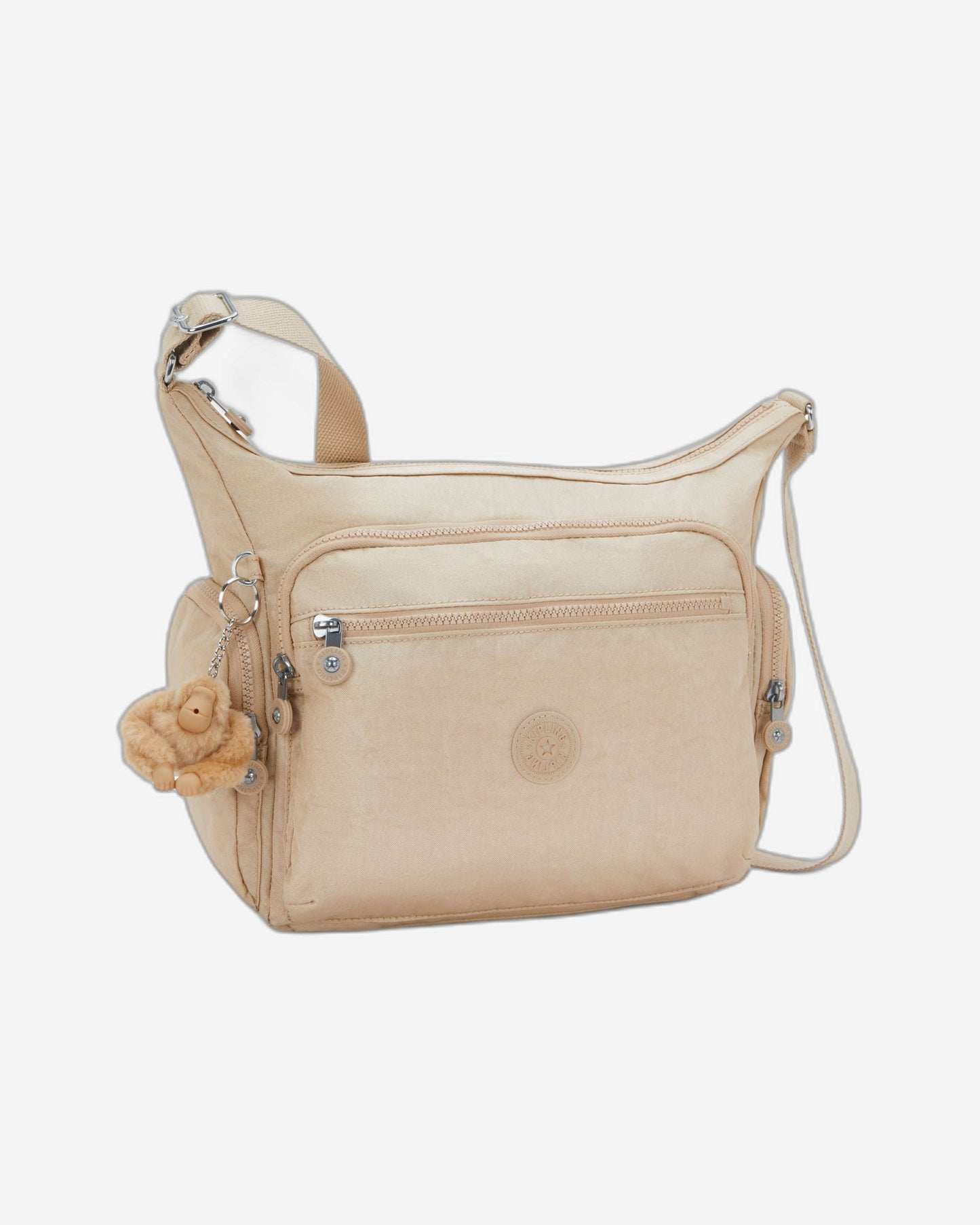 Kipling Gabbie Sparkled Beige Large crossbody 22621-5DV