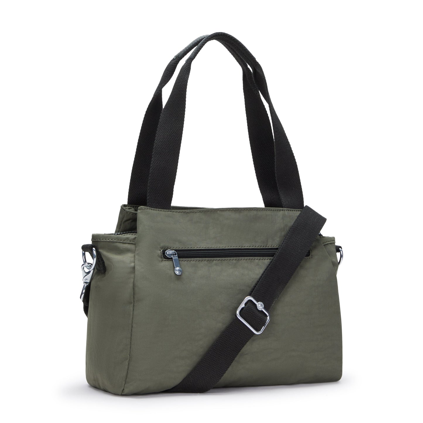 KIPLING-Elysia-حقيبة كتف متوسطة الحجم (بحزام كتف قابل للإزالة)-Green Moss-43791-88D