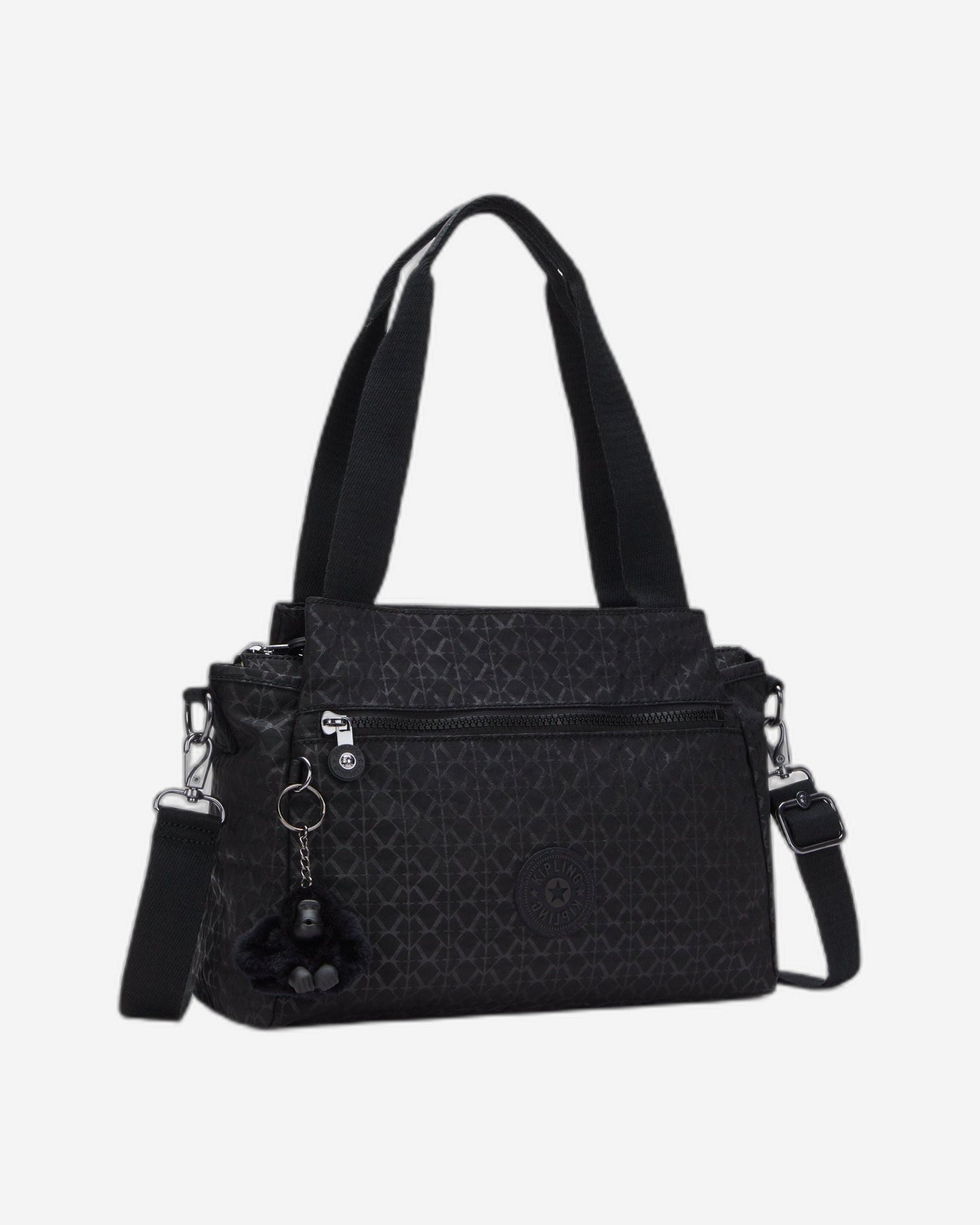 حقيبة كتف متوسطة Kipling Elysia Signature Emb C243793-K59