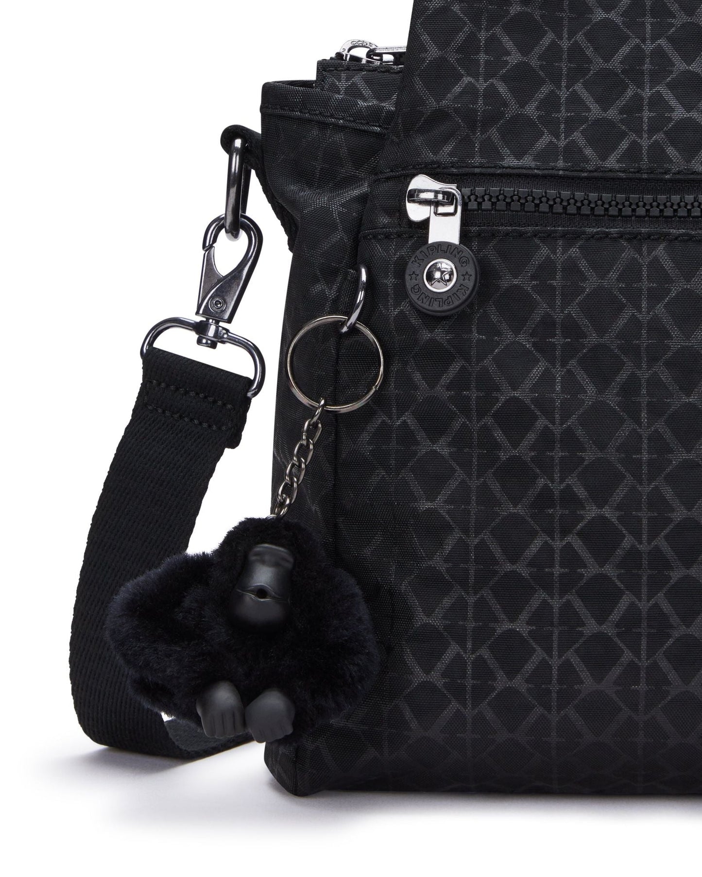 حقيبة كتف متوسطة Kipling Elysia Signature Emb C243793-K59