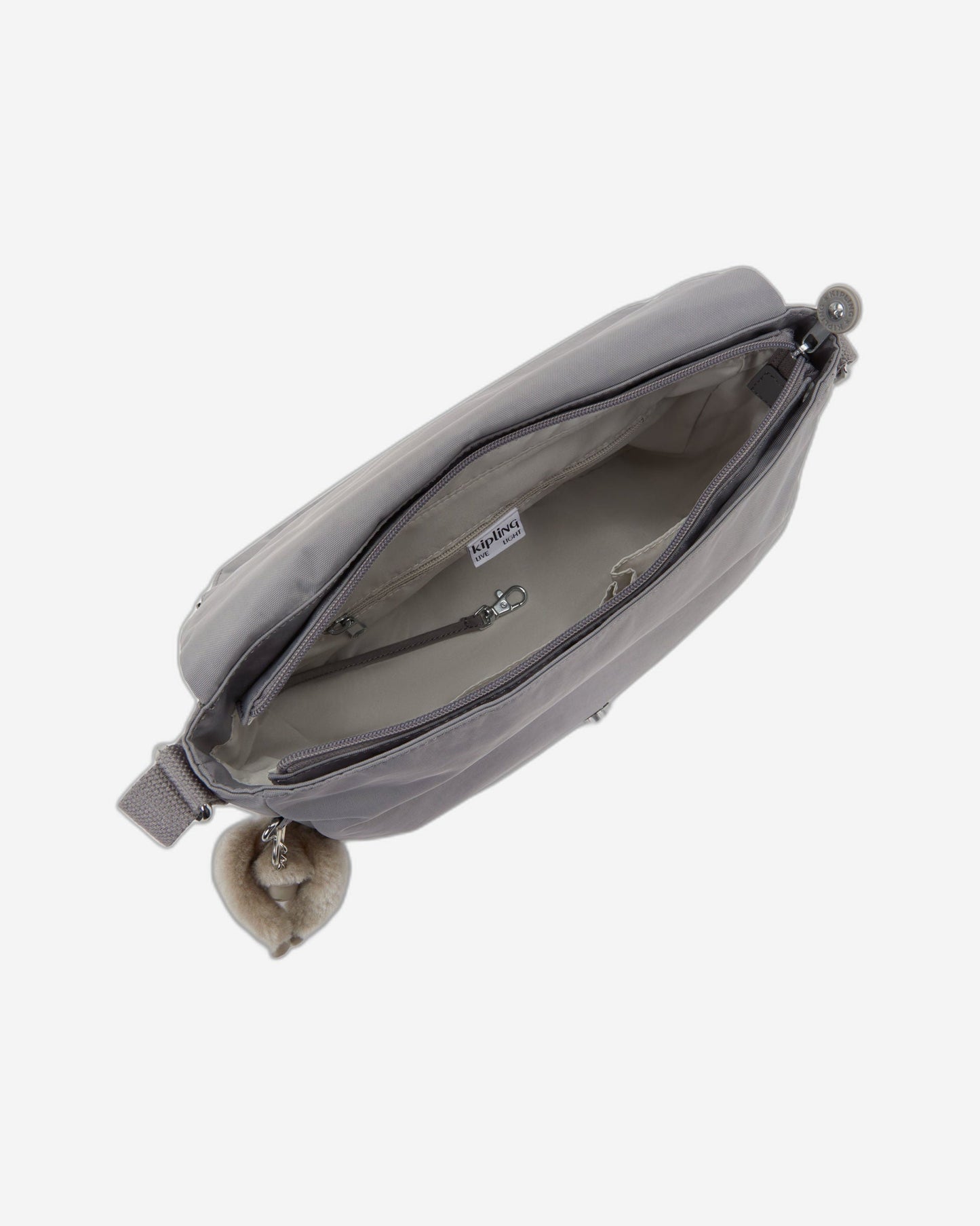 Kipling Earthbeat M Inviting Grey حقيبة كتف متوسطة I2505-8Dh