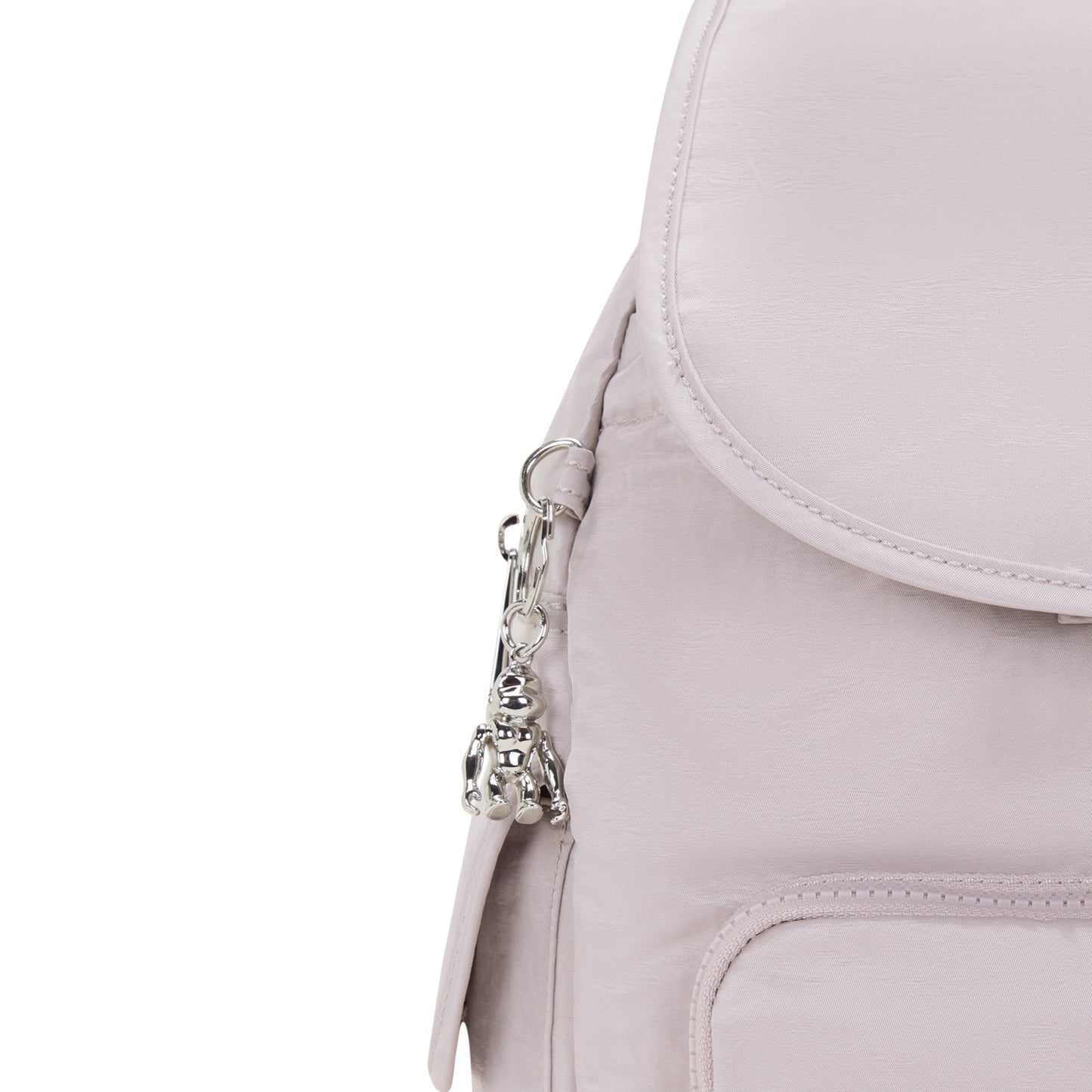 حقيبة ظهر KIPLING-City Pack S-Small-Gleam Silver-I2525-K6G