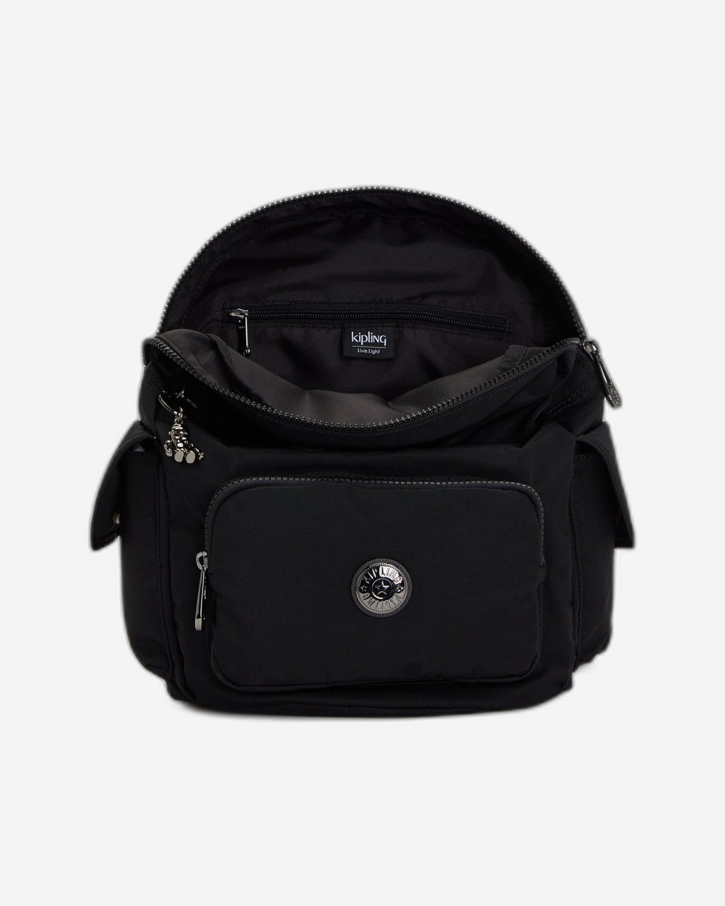 حقيبة الظهر الصغيرة Kipling City Pack S Endless Black C2I2525-TB4