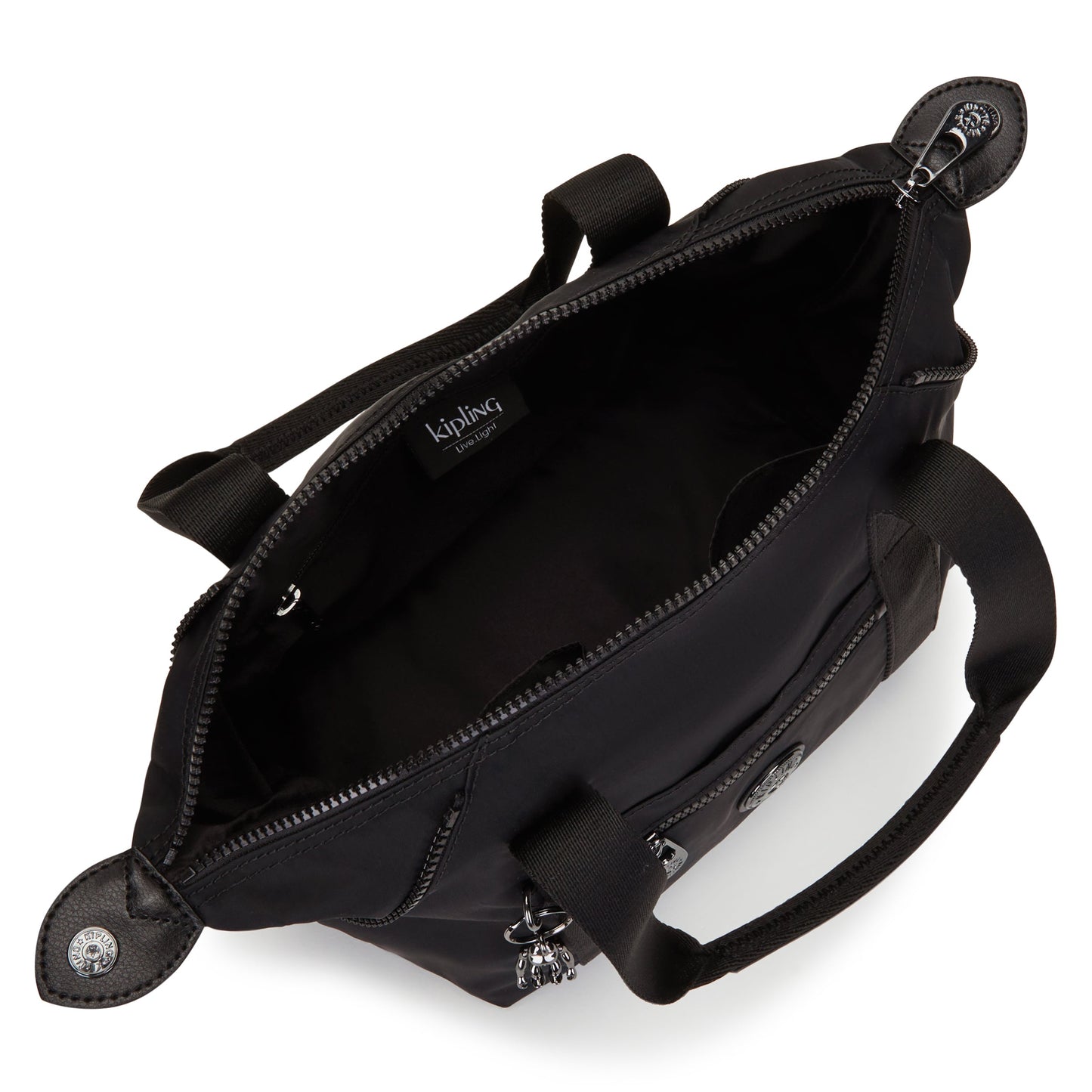 KIPLING-Art Mini-حقيبة يد صغيرة (بحزام كتف قابل للإزالة)-Endless Black-I2526-TB4