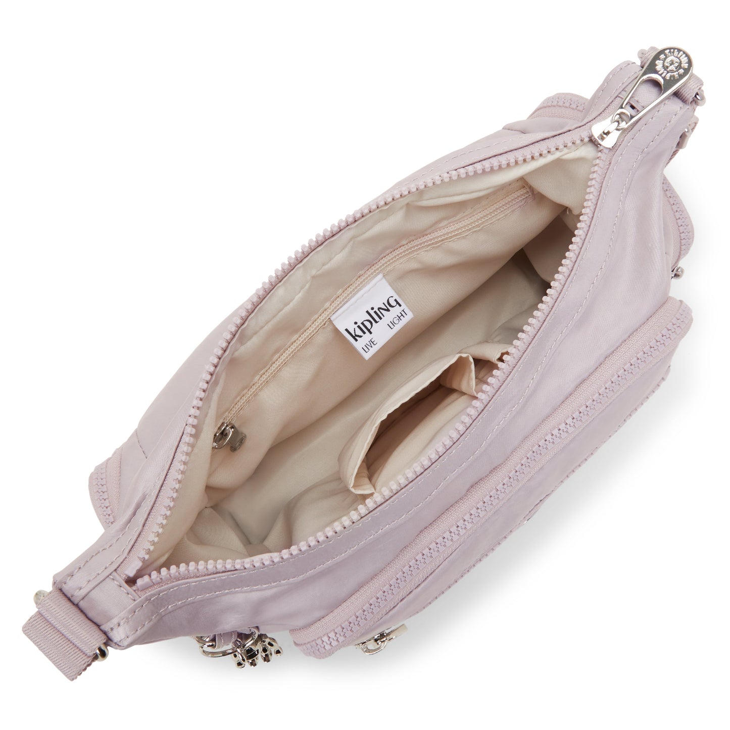 حقيبة KIPLING-Gabbie S-Medium crossbody-Gleam Silver-I2536-K6G