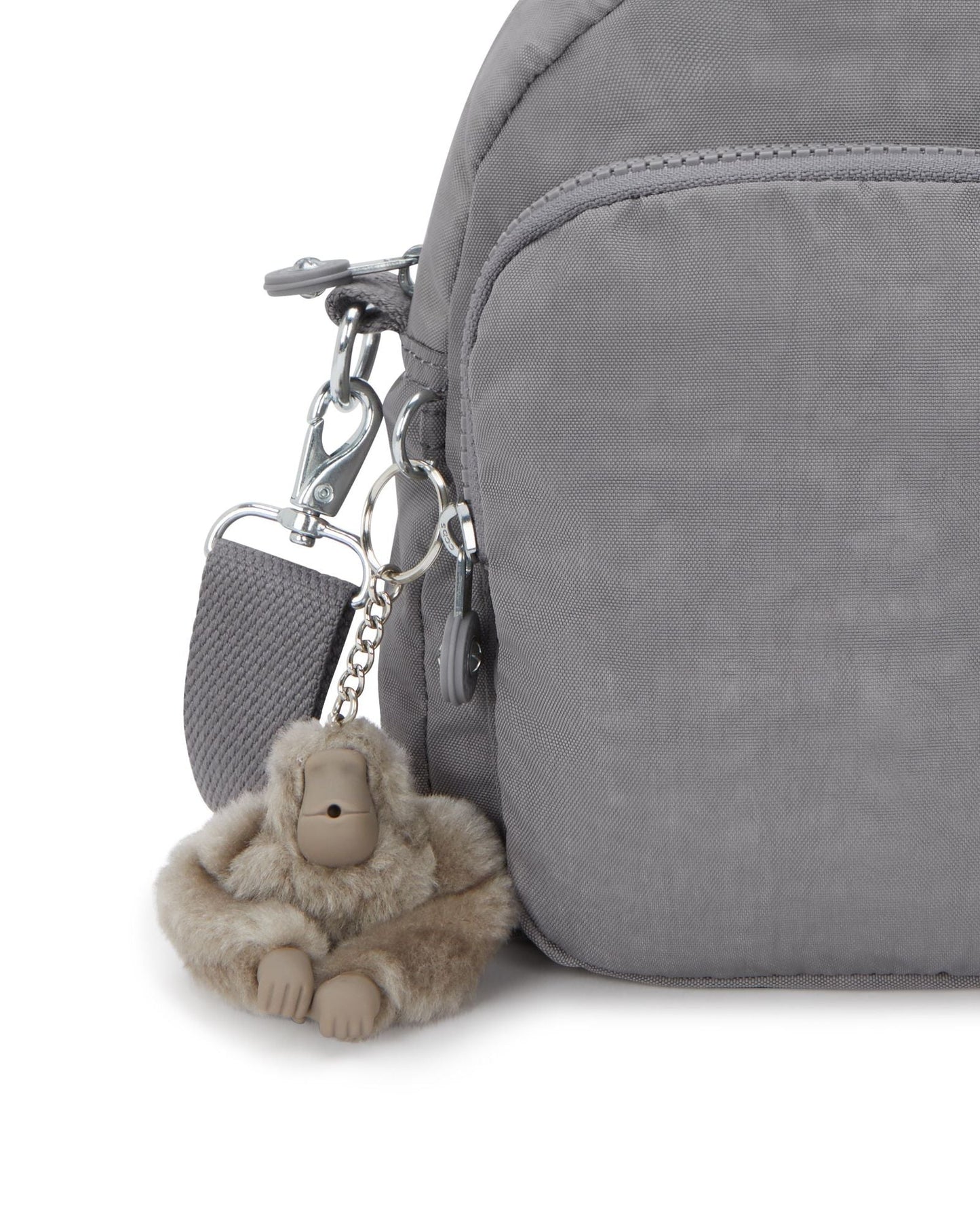 حقيبة كتف Kipling Cool Defea Inviting Grey متوسطة الحجم (مع حزام كتف قابل للإزالة) I2849-8DH