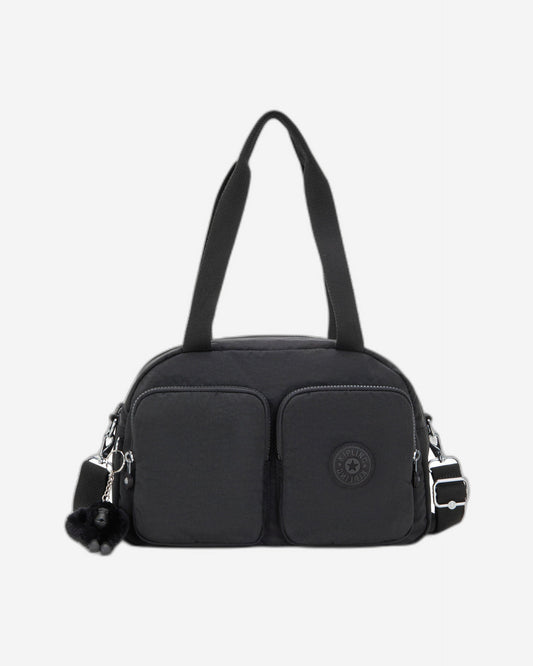 حقيبة كتف متوسطة Kipling Cool Defea Black Noir (مع حزام كتف قابل للإزالة) I2849-P39