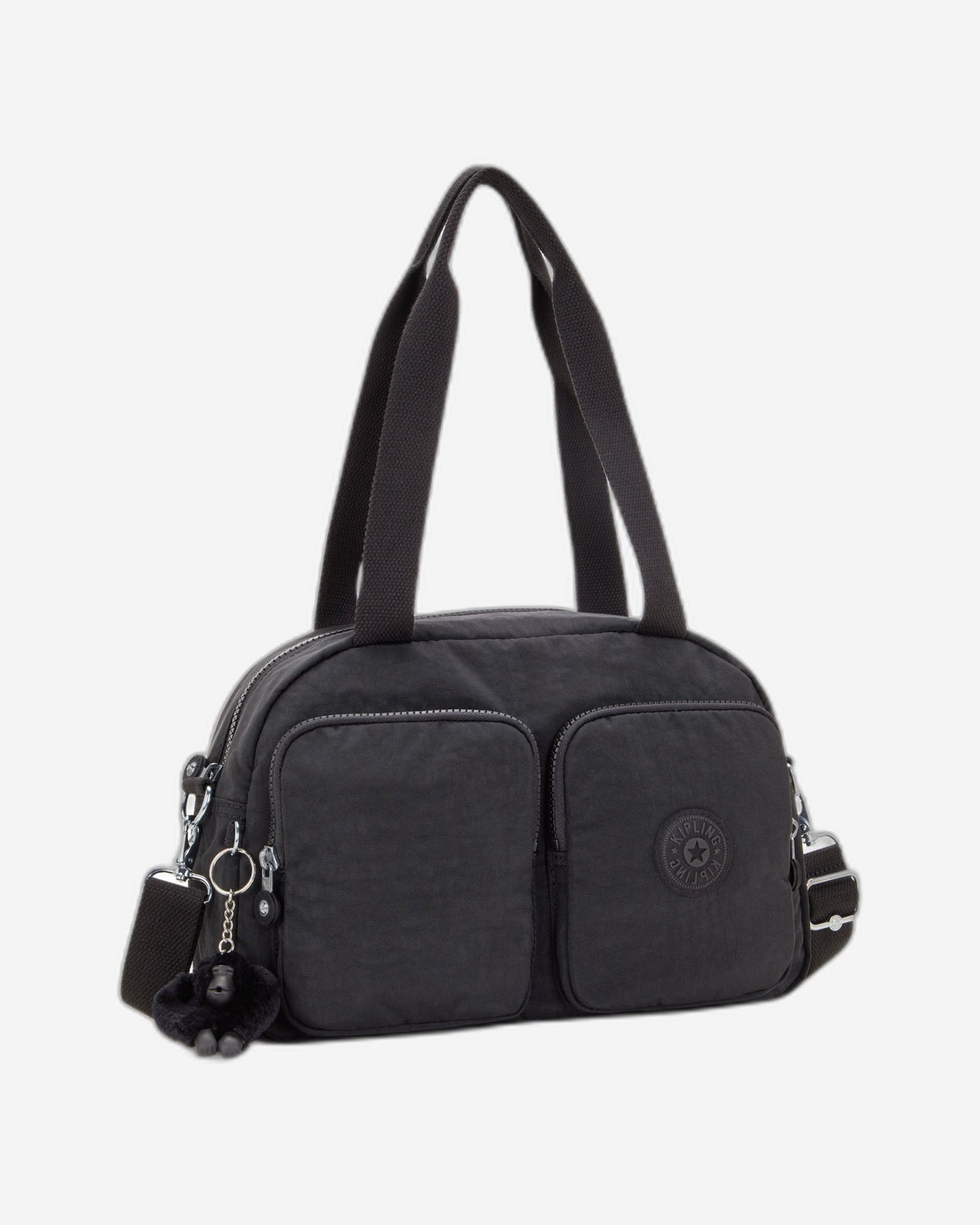 حقيبة كتف متوسطة Kipling Cool Defea Black Noir (مع حزام كتف قابل للإزالة) I2849-P39