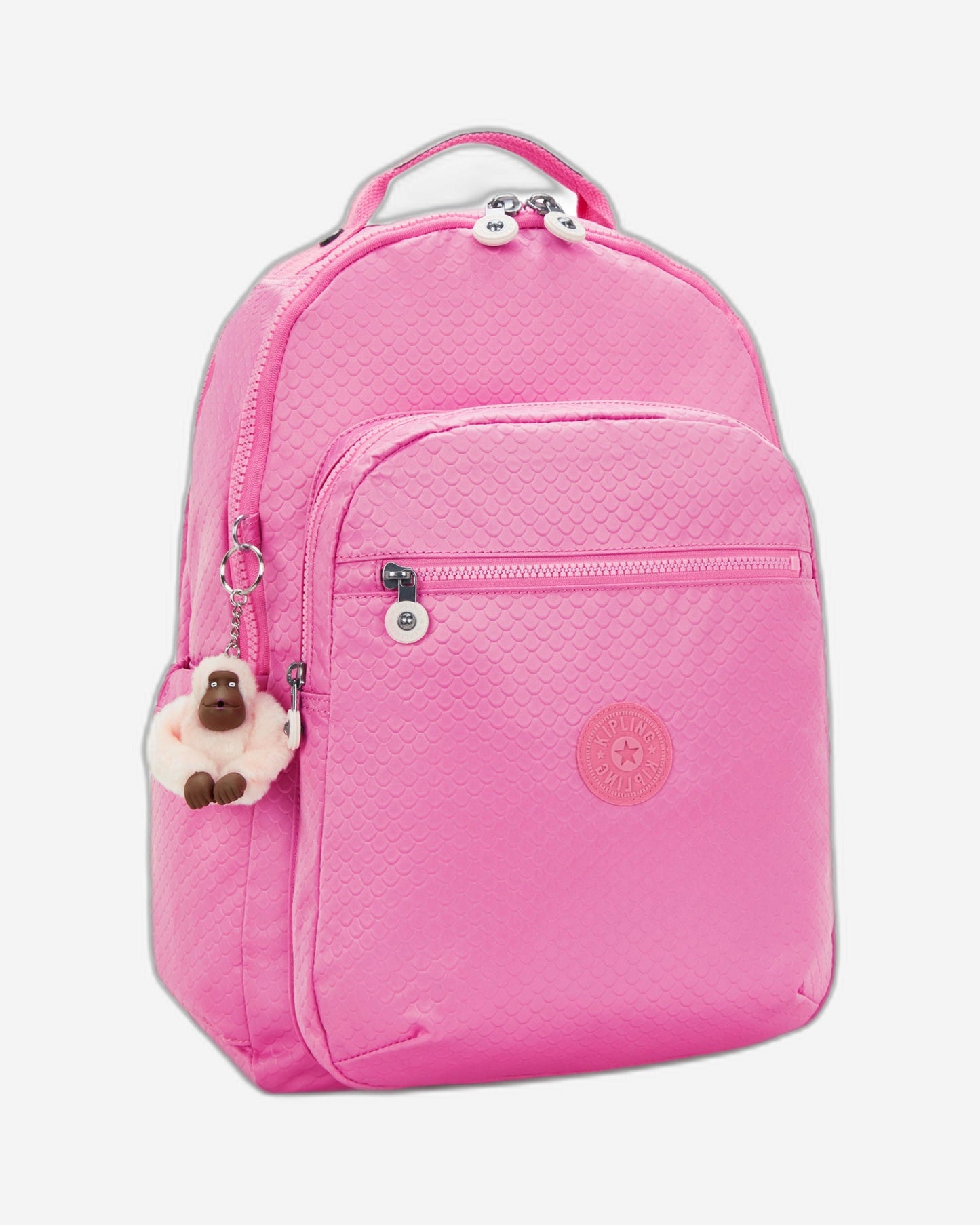 حقيبة ظهر Kipling Seoul Lap Pink Mermaid Em كبيرة مع حجرة للكمبيوتر المحمول I2932-56J