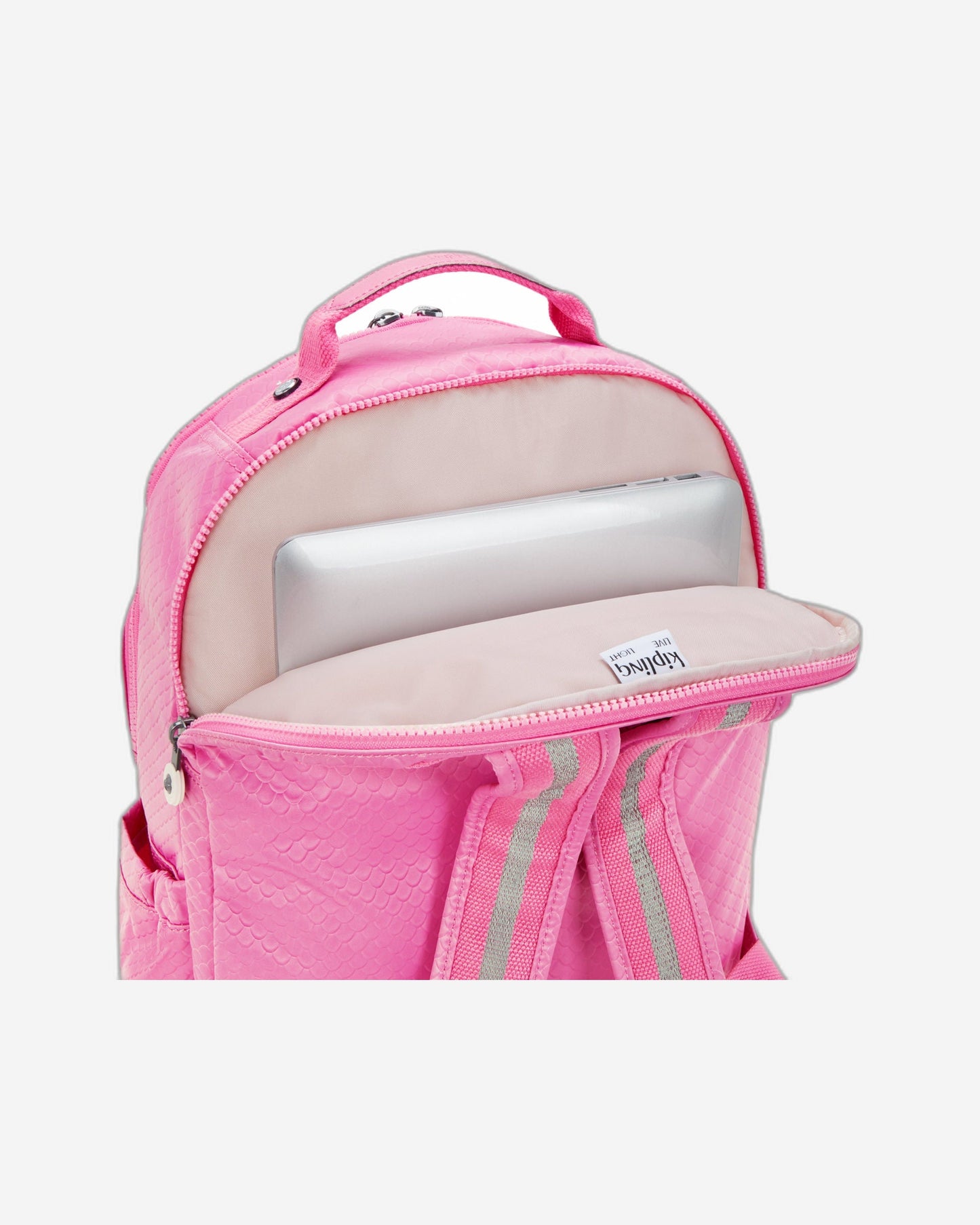 حقيبة ظهر Kipling Seoul Lap Pink Mermaid Em كبيرة مع حجرة للكمبيوتر المحمول I2932-56J