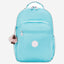 حقيبة ظهر Kipling Seoul Lap Mermaid Emboss كبيرة مع حجرة للكمبيوتر المحمول I2932-62H