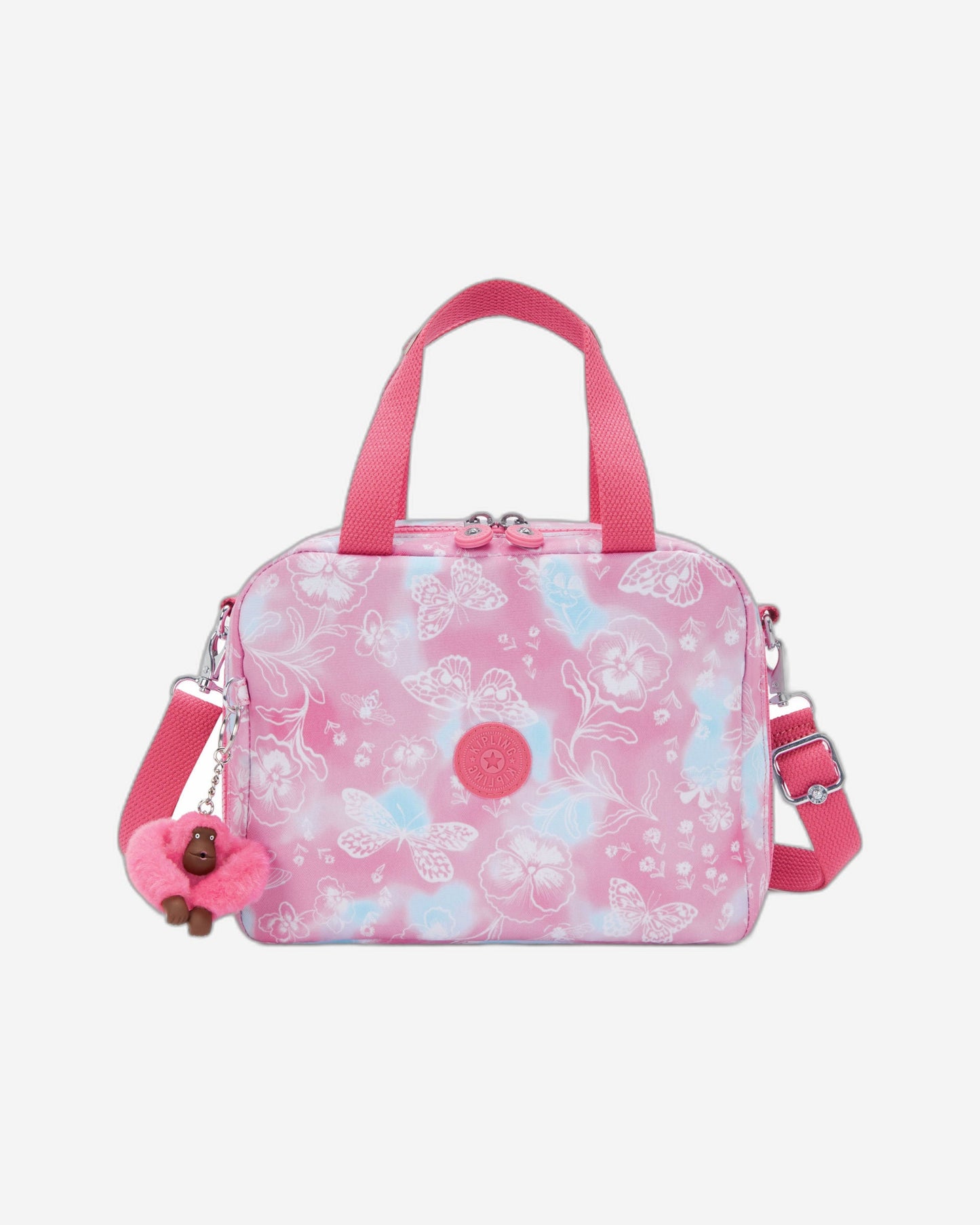 حقيبة غداء كبيرة من Kipling Miyo Garden Clouds مع جراب عربة C2I2989-2PE