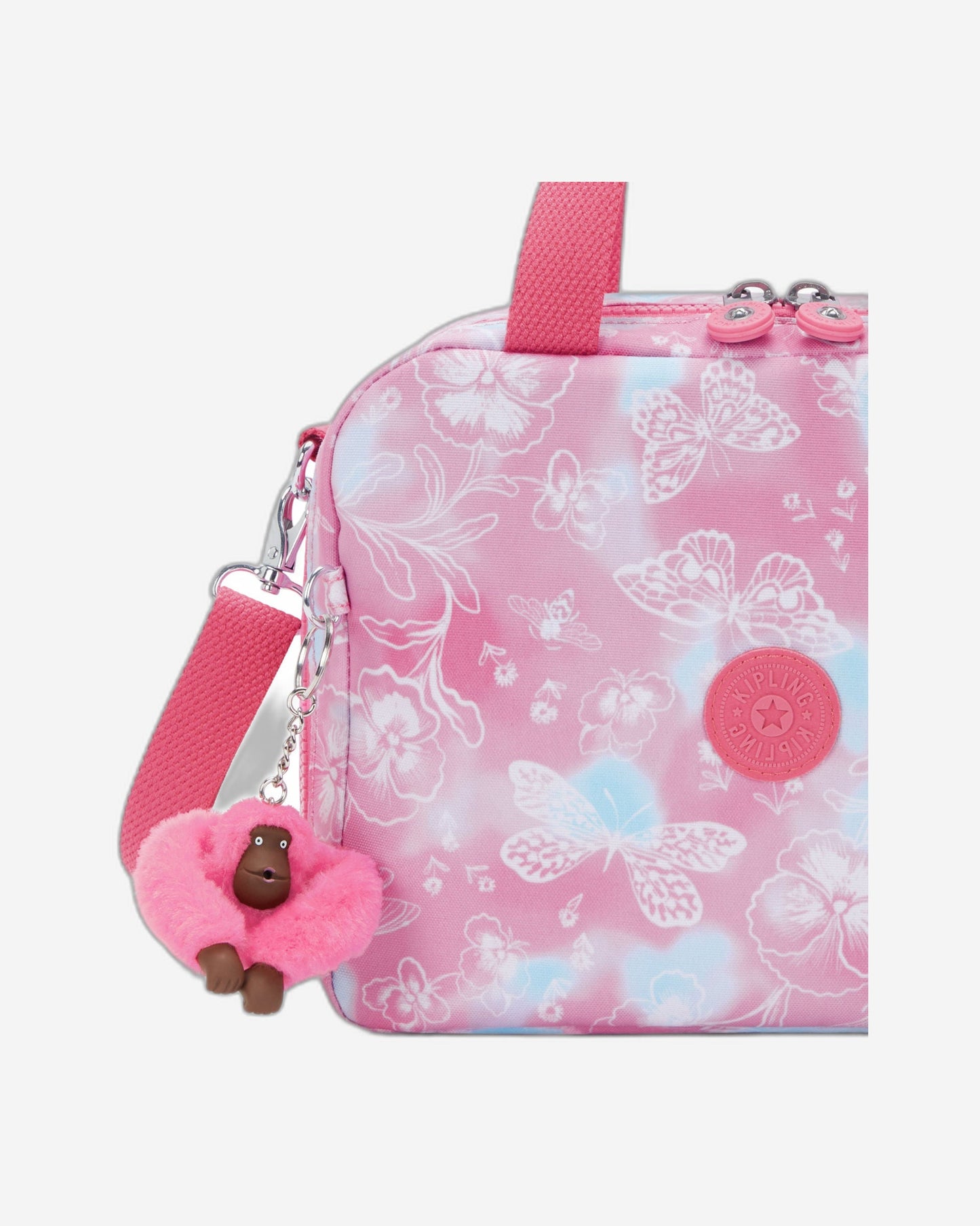 حقيبة غداء كبيرة من Kipling Miyo Garden Clouds مع جراب عربة C2I2989-2PE