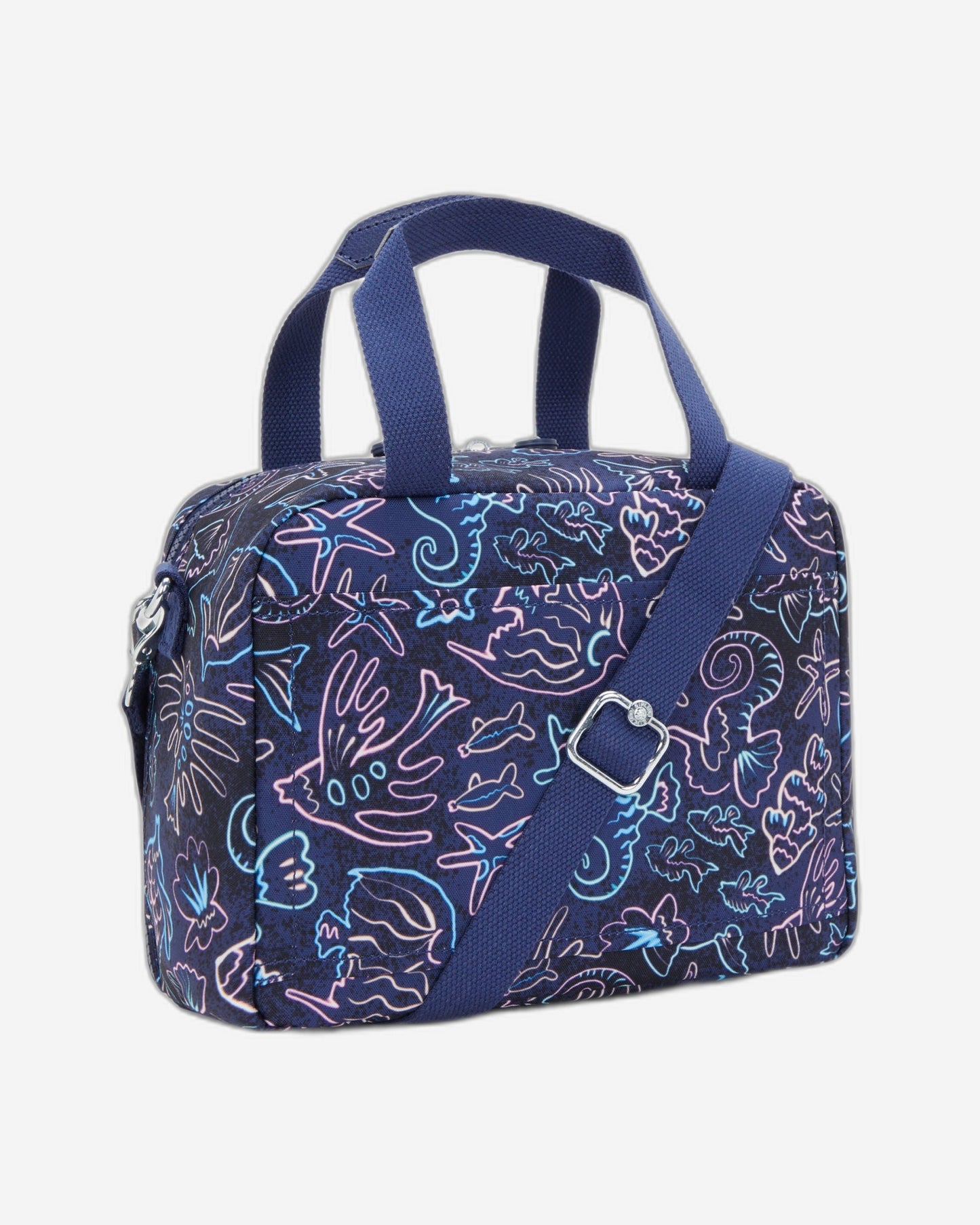 حقيبة غداء Kipling Miyo Disco Fish كبيرة مع جراب عربة I2989-4FK