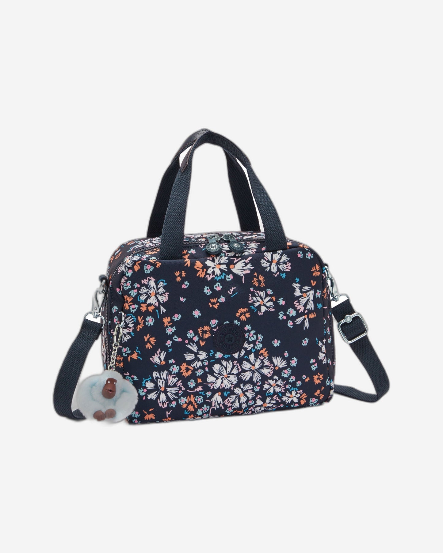 صندوق غداء كبير من KIPLING Miyo Flower Field (مع جراب عربة) I2989-5GB