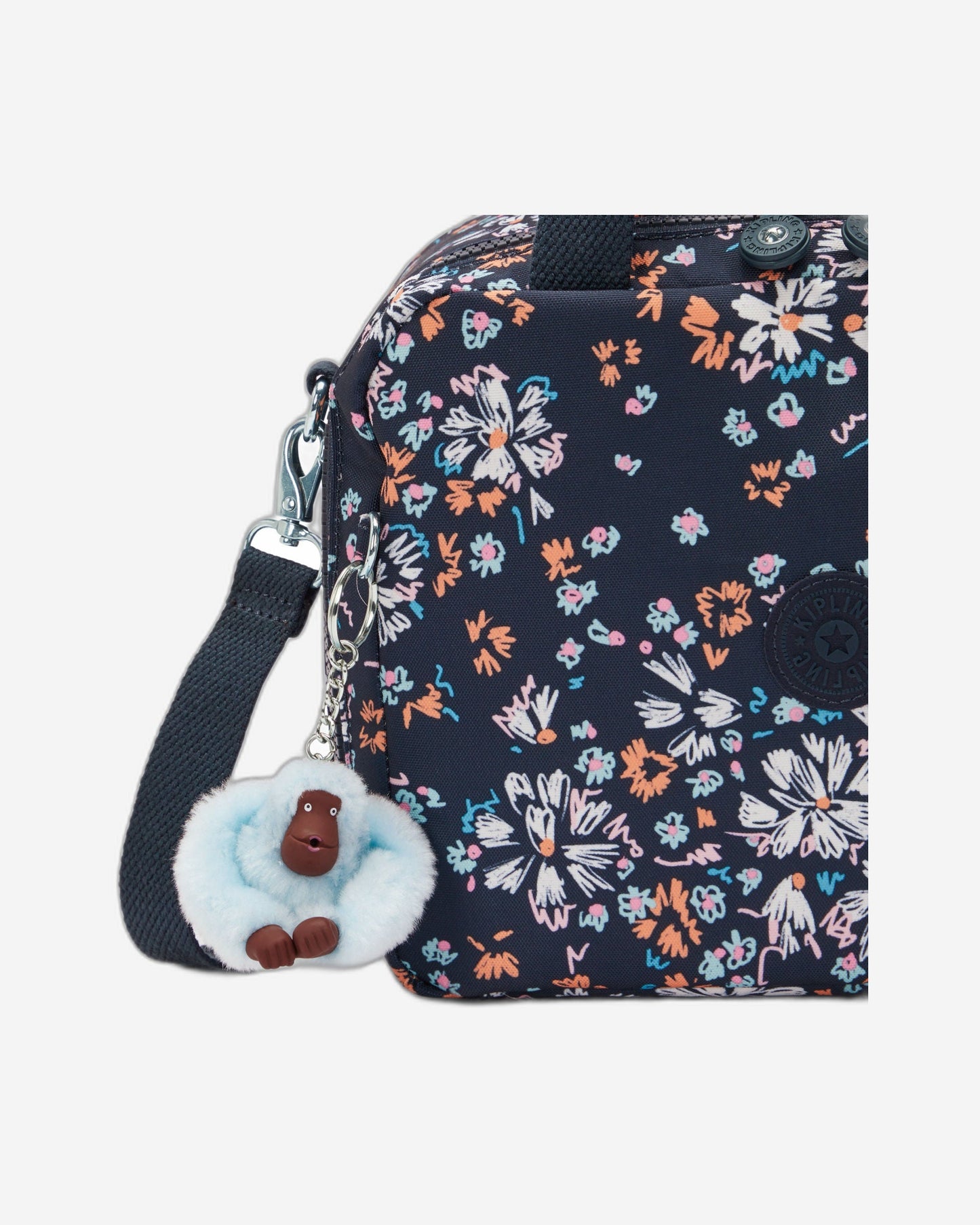 صندوق غداء كبير من KIPLING Miyo Flower Field (مع جراب عربة) I2989-5GB