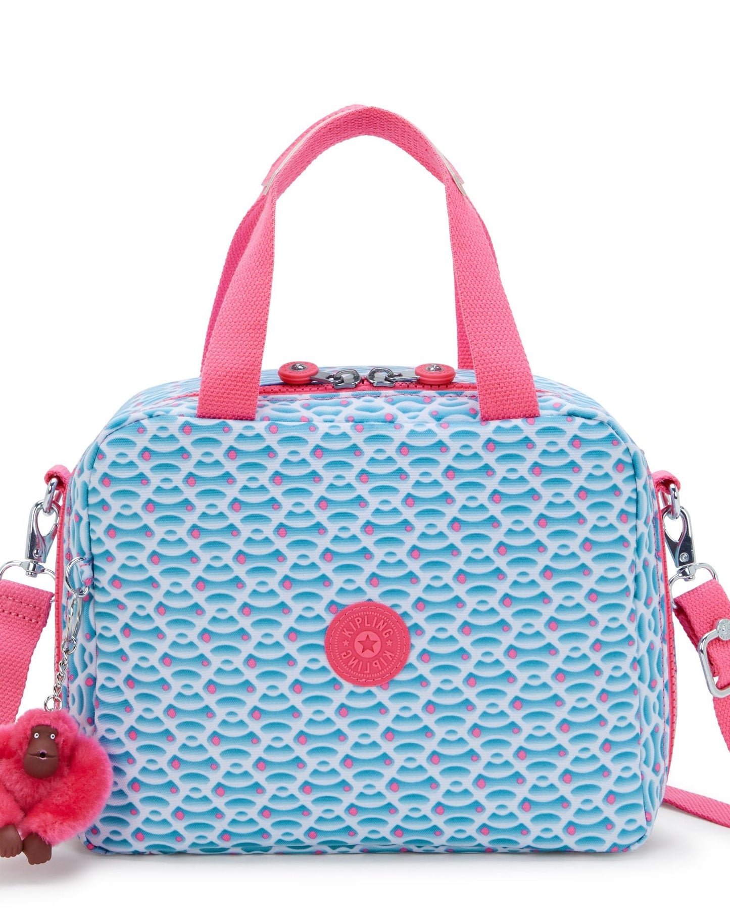 حقيبة غداء كبيرة Kipling Miyo Dreamy Geo C مع جراب عربة C2I2989-D1W