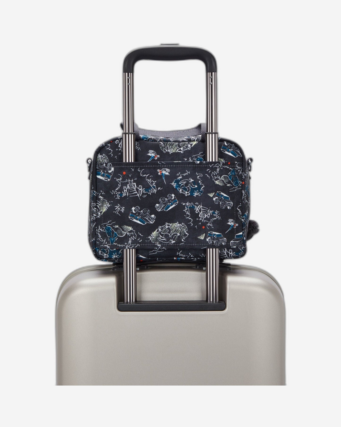 حقيبة غداء كبيرة من Kipling Miyo Jungle Fun Race مع جراب عربة C2I2989-TJ3