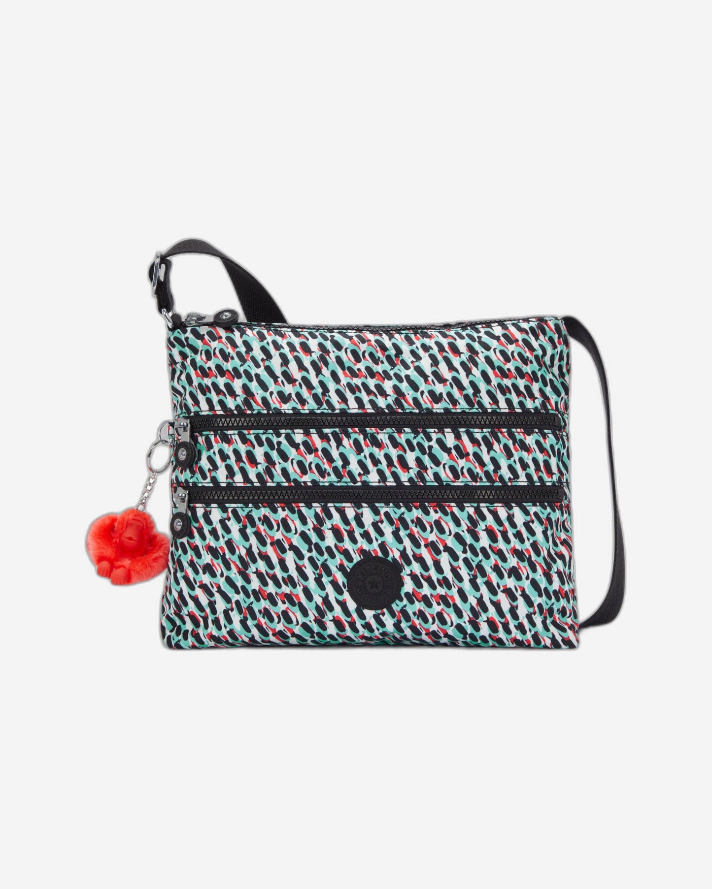 حقيبة كروس متوسطة بطبعة تجريدية ألفار من Kipling C2I3066-GN6