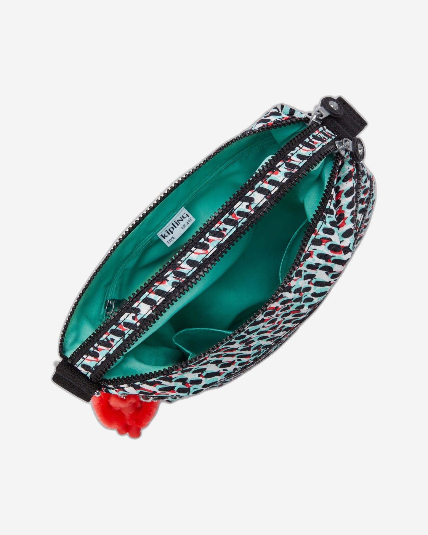 حقيبة كروس متوسطة بطبعة تجريدية ألفار من Kipling C2I3066-GN6