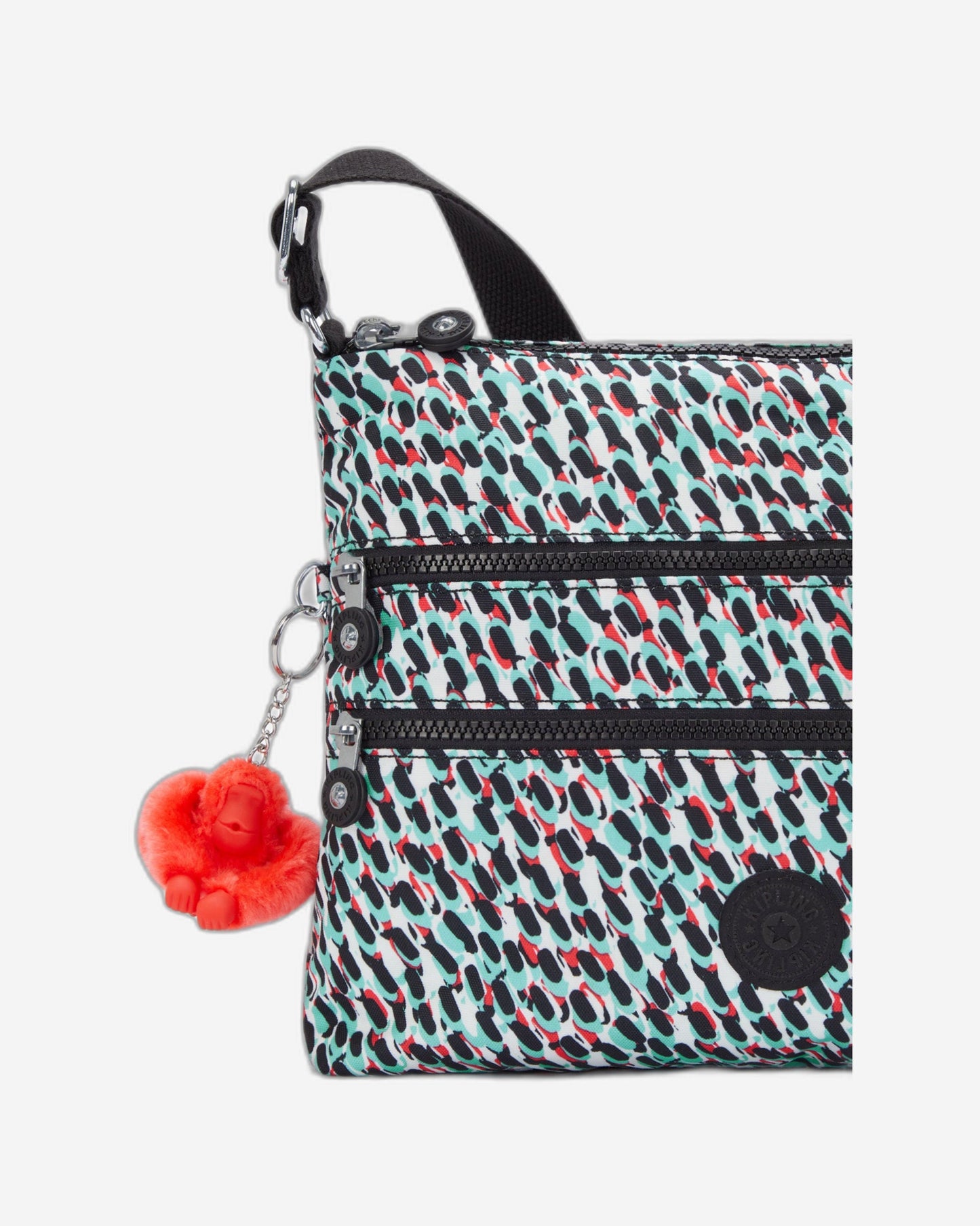 حقيبة كروس متوسطة بطبعة تجريدية ألفار من Kipling C2I3066-GN6