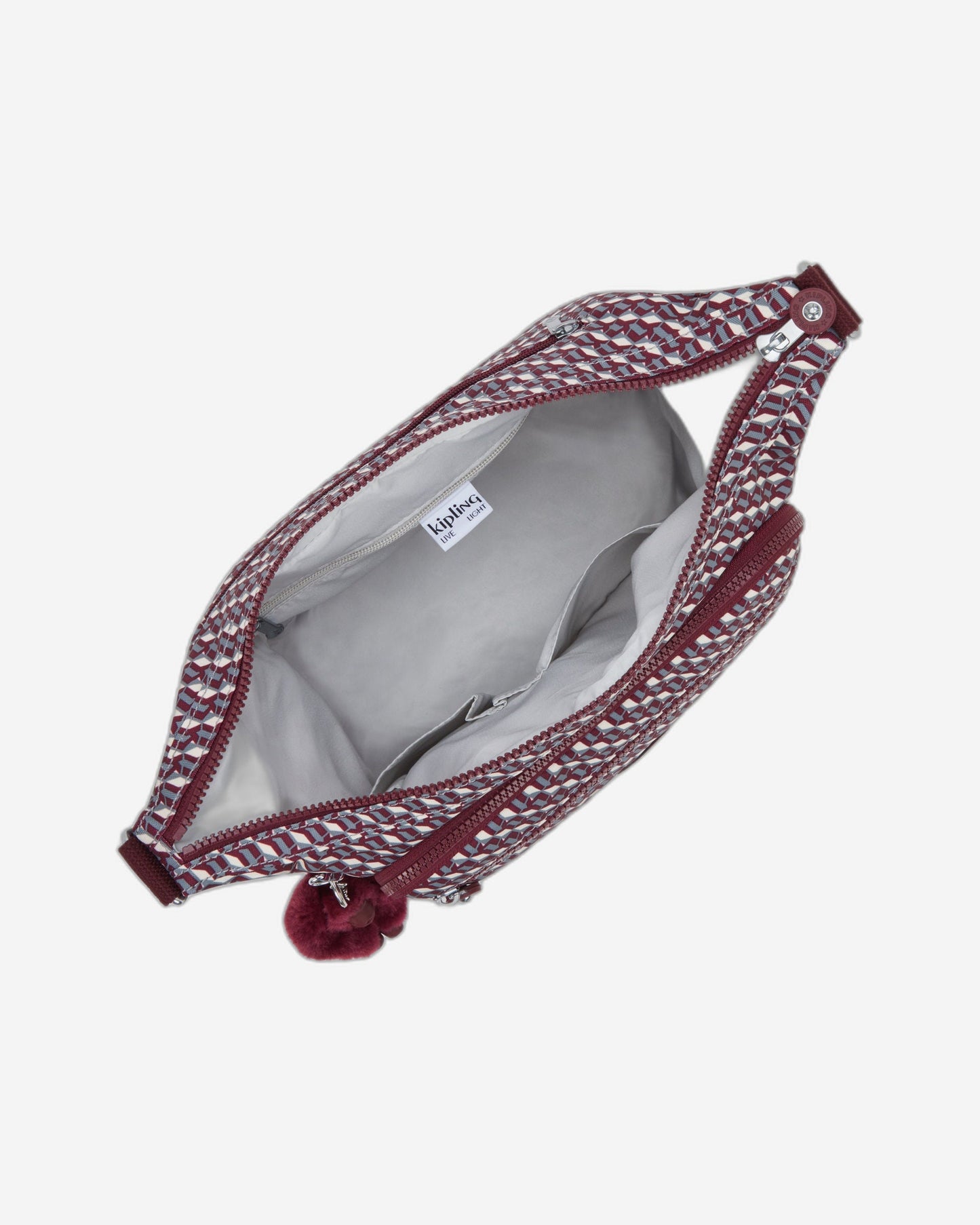 Kipling Gabbie 3Dk Wine حقيبة كروس كبيرة I3186-1PB