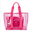 حقيبة تسوق شفافة كبيرة جدًا من KIPLING-Jacey Barbie™ مع جيب داخلي بسحاب - Power P Transpa-I3203-BA9